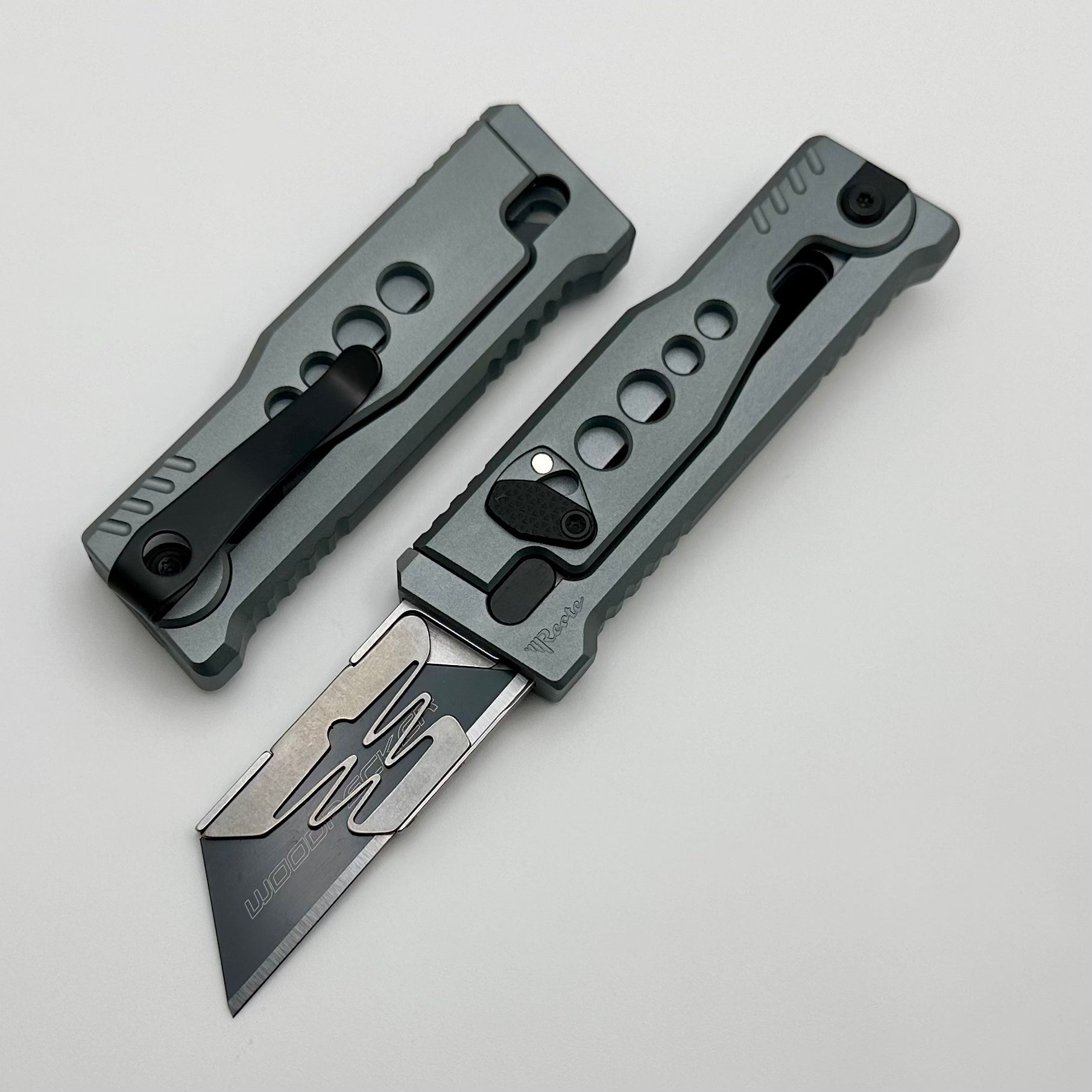 Reate EXO-U Utility Speedhole Silver Aluminum Handle