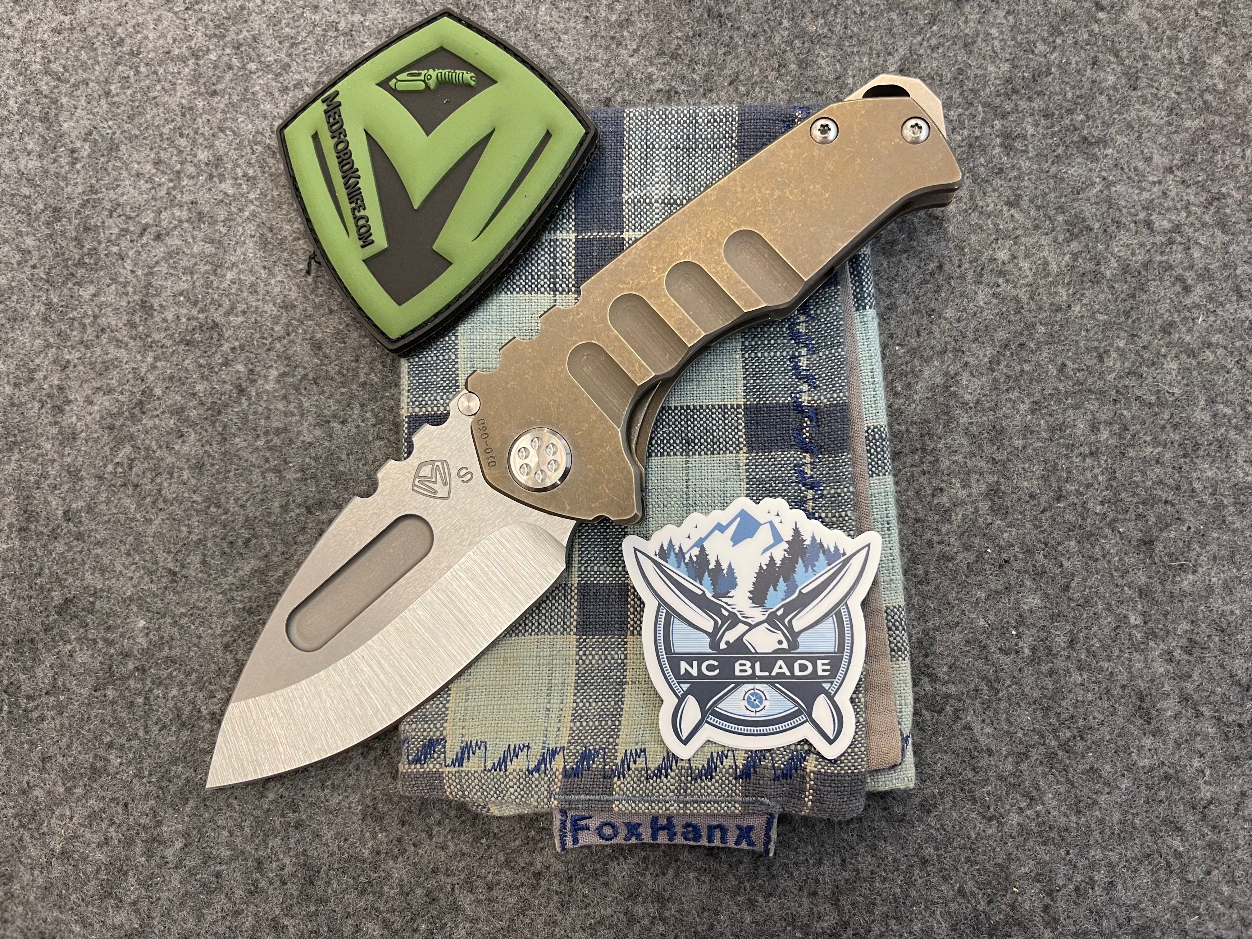 Medford Praetorian Genesis T S35VN Drop Point Bronze