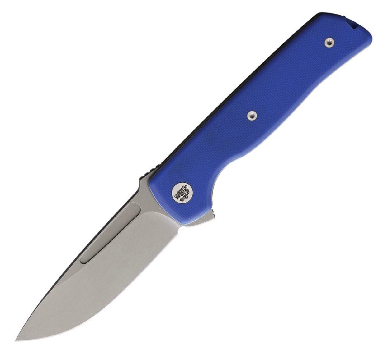 Terzuola Knives ATCF Lite Blue G-10 Linerlock w/ Stonewash Nitro-V FF010LS