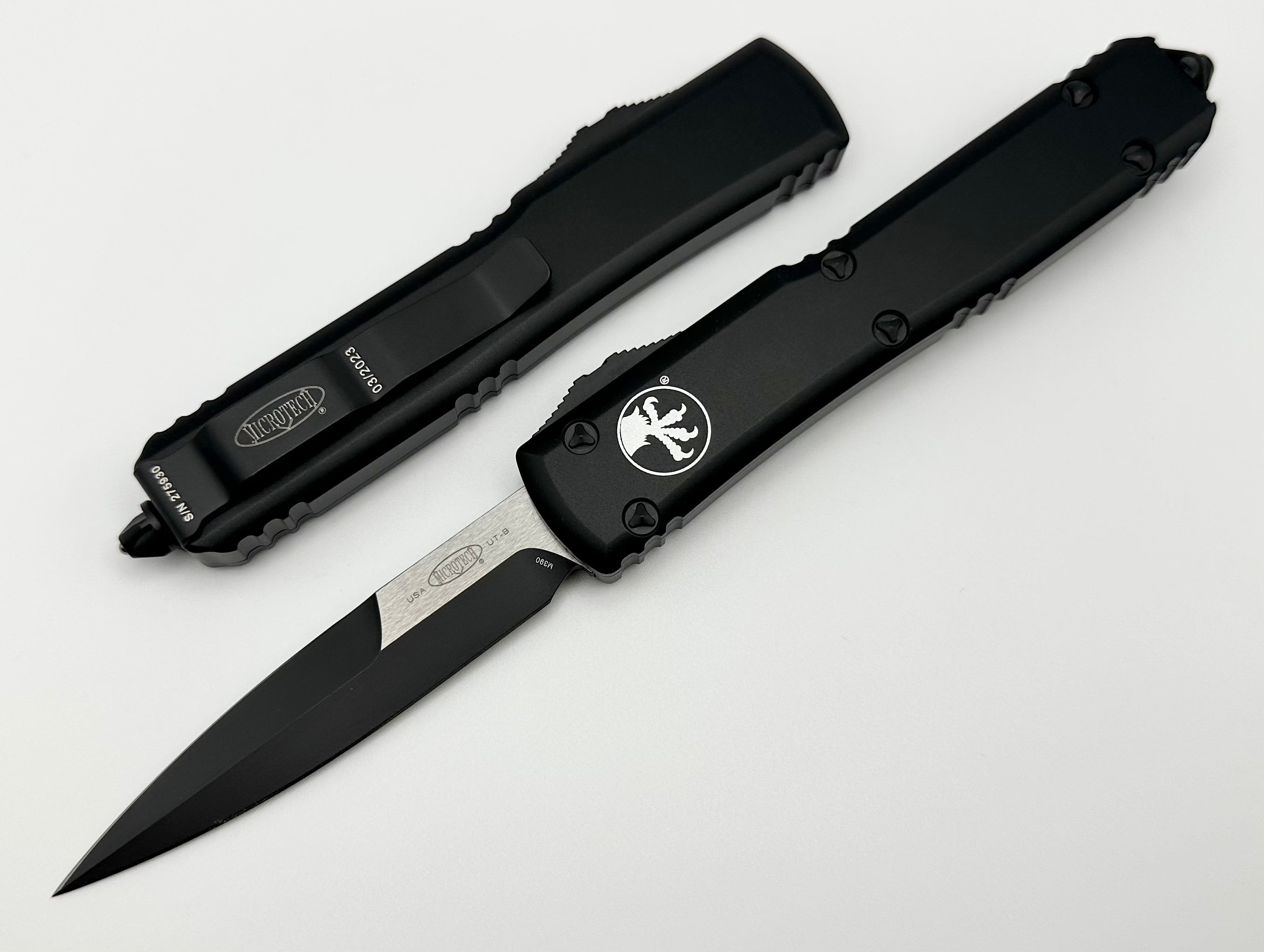 Microtech Ultratech Bayonet Grind Black Tactical 120-1T