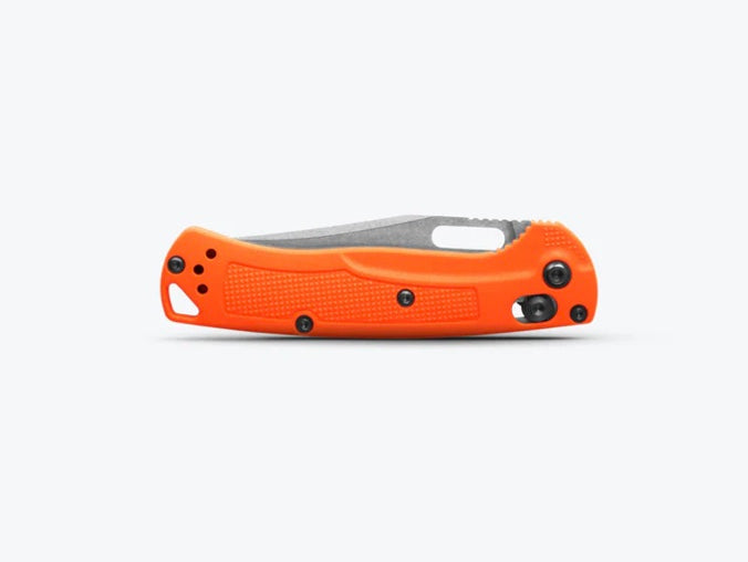 Benchmade Mini Taggedout Orange Grivory Handles & CPM154 15533