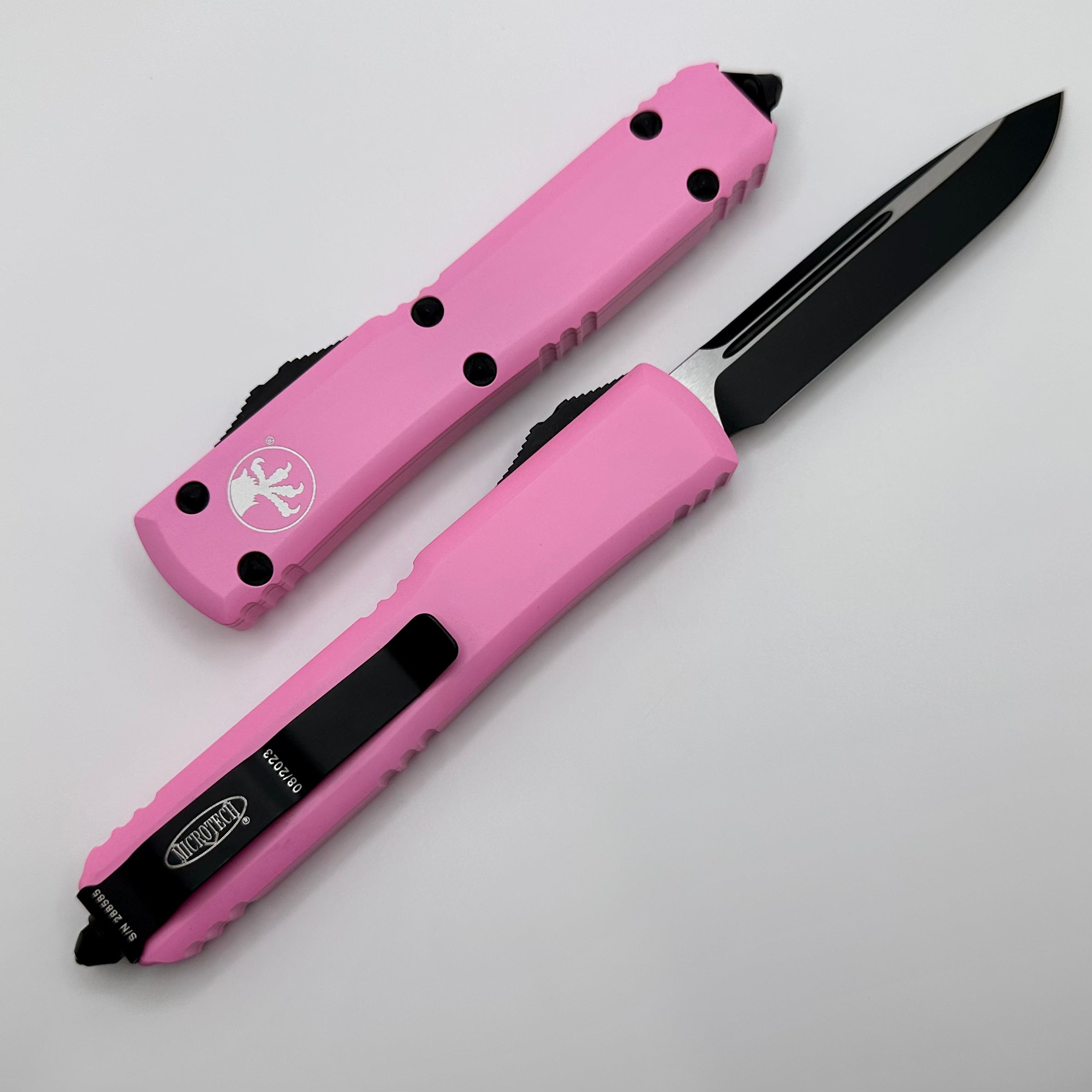 Microtech Ultratech S/E Blasted Pink Standard 121-1BPK