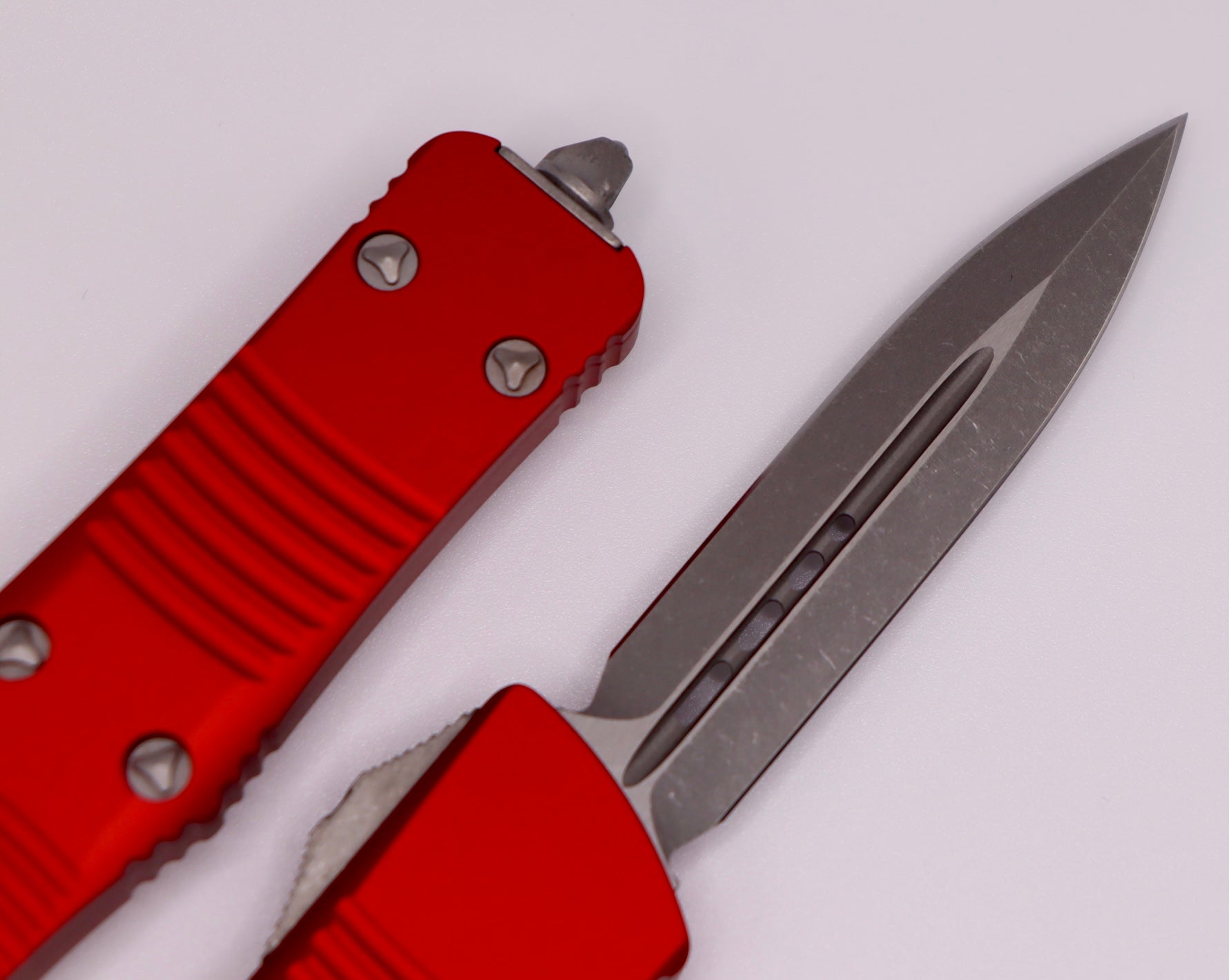 Microtech Troodon Double Edge Apocalyptic Standard & Red 138-10APRD