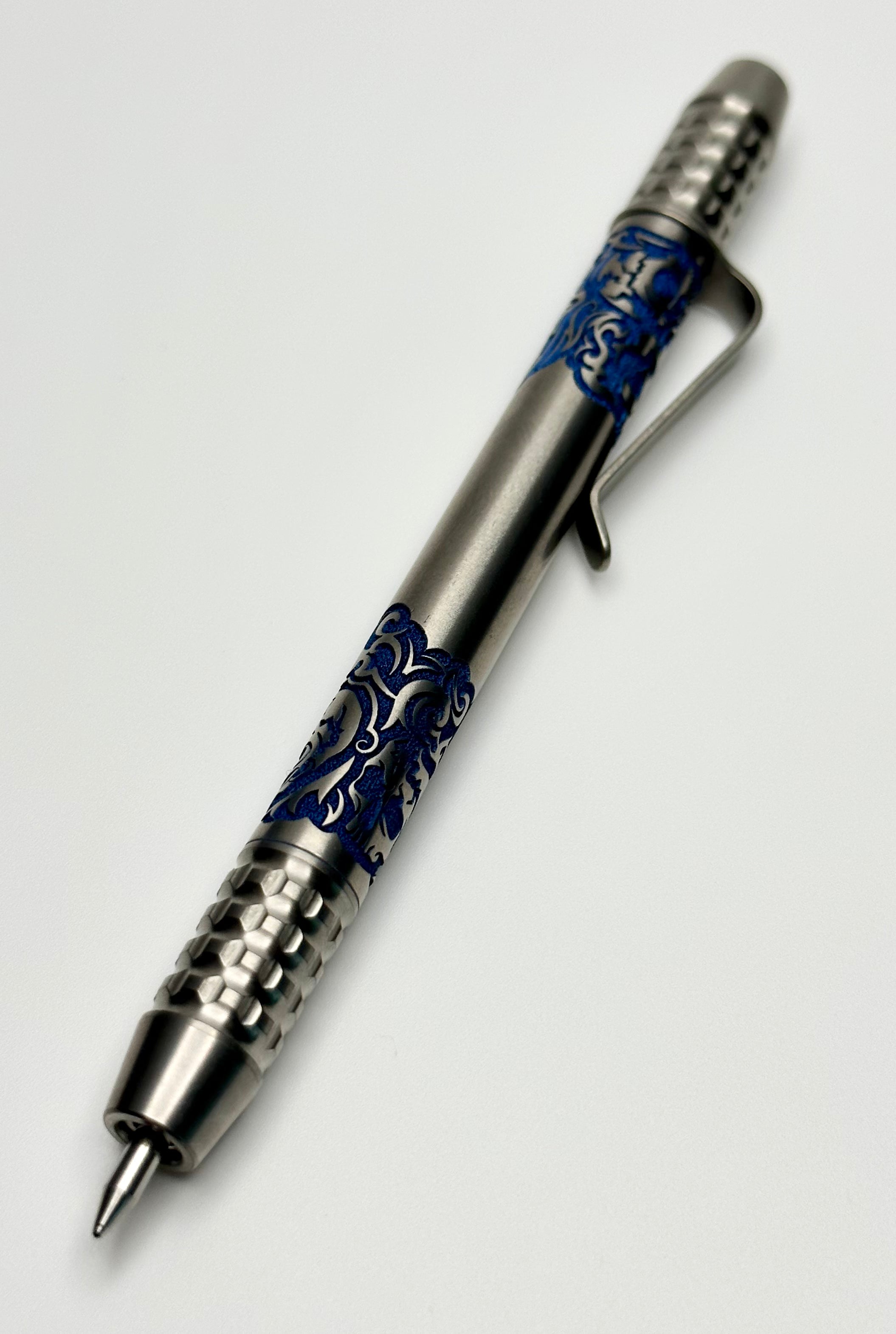 Borka Ti2Design TechLiner Grid Skulls Burnished Shorty 5 Pen