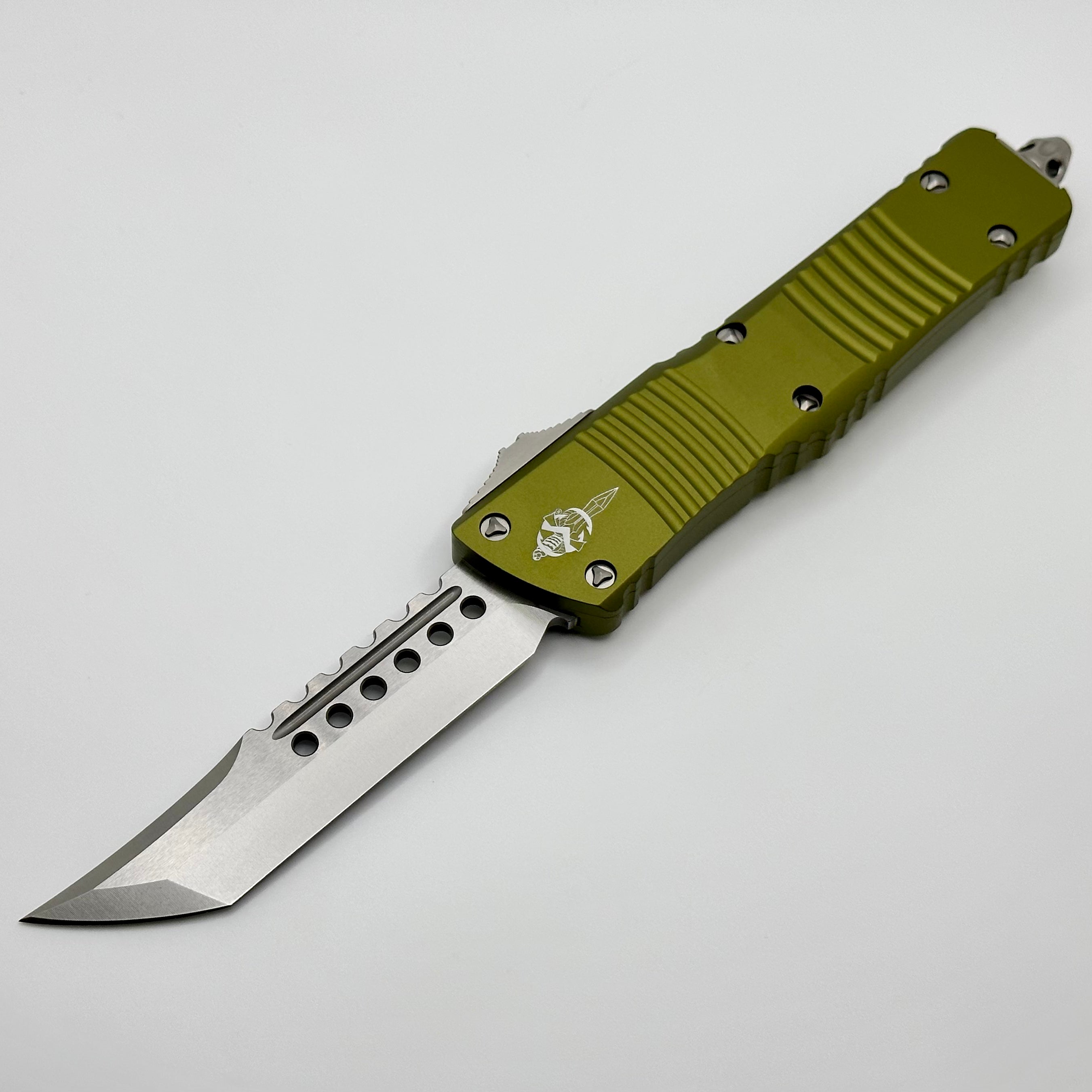 Microtech Combat Troodon Hellhound OD Green Stonewash Standard Signature Series 219-10ODS