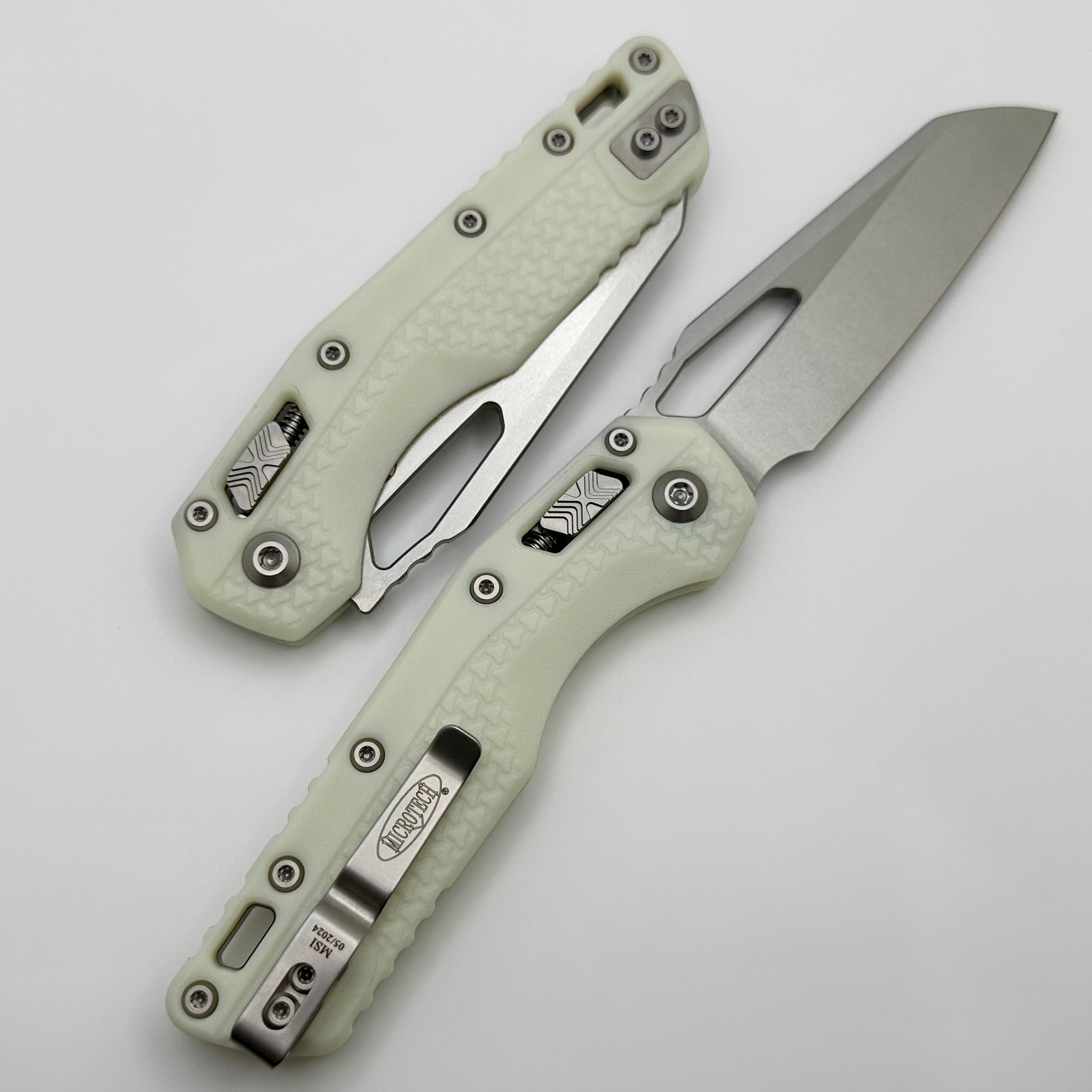 Microtech Knives MSI RAM LOK White Polymer Injection Molded & M390MK 210T-10PMWH