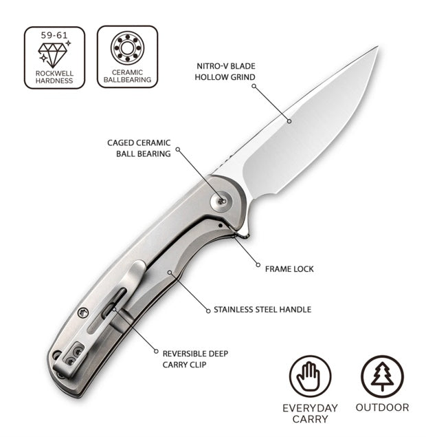 Civivi Knives NOx C2110A Gray Nitro-V