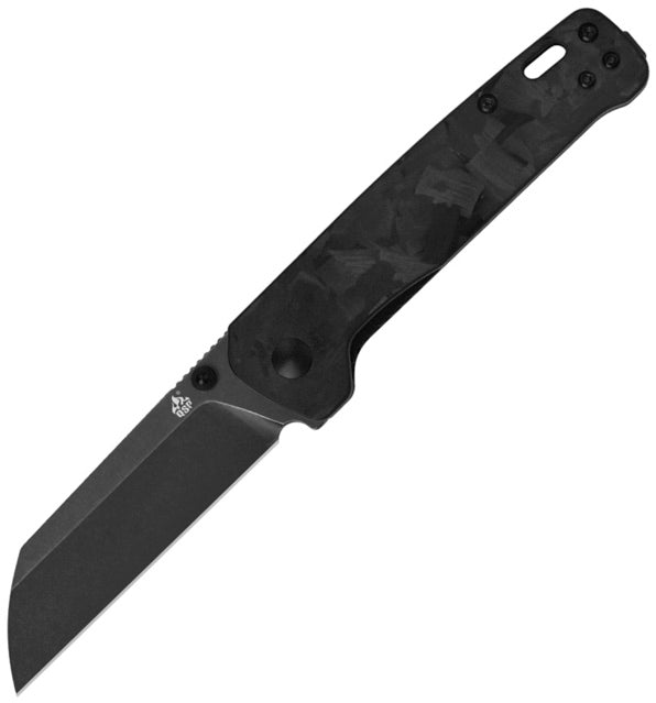 QSP Penguin Black Shredded Carbon fiber Overlay G10 & Black D2 QS130-U