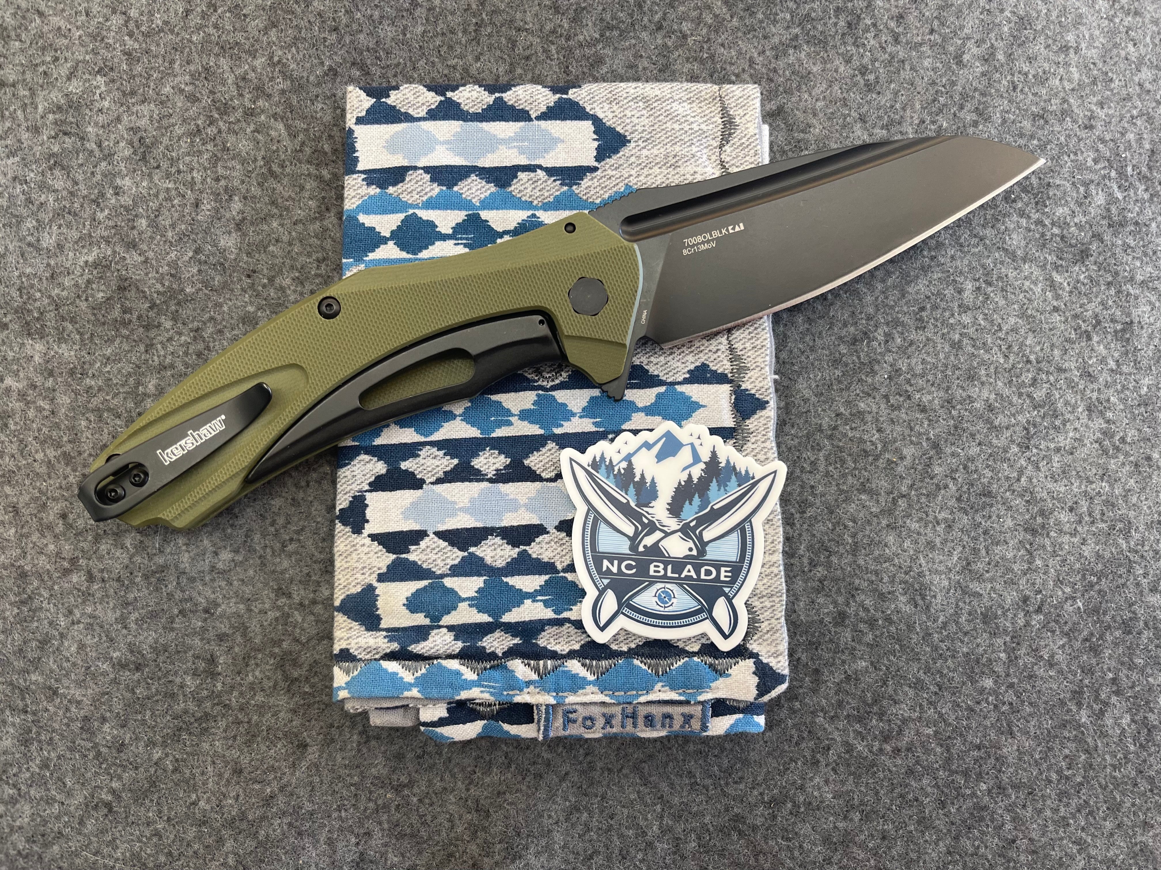 Kershaw Natrix XL Olive Green 7008OLBLK