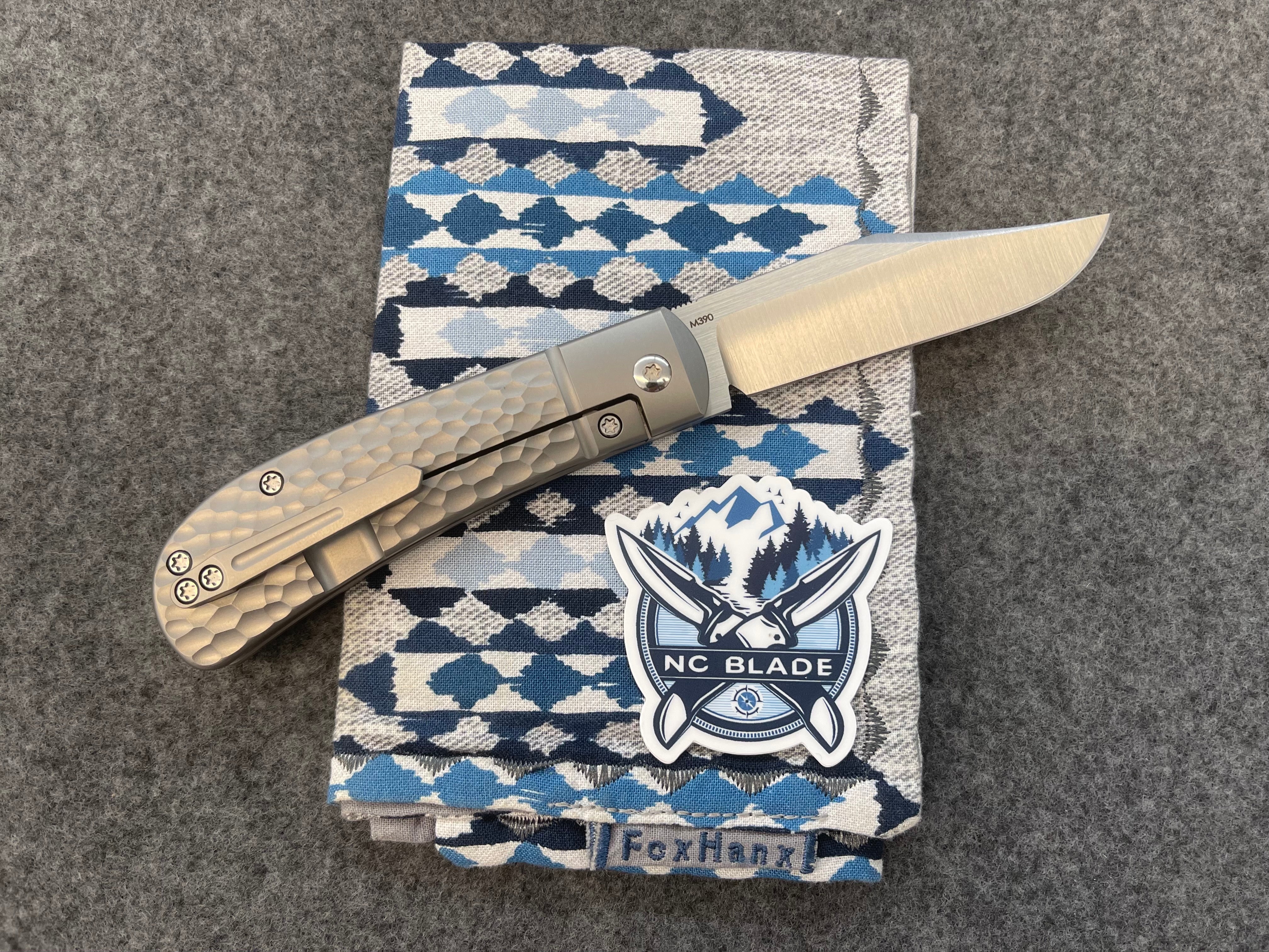 Pena Lanny's Clip Front Flipper Jigged Titanium