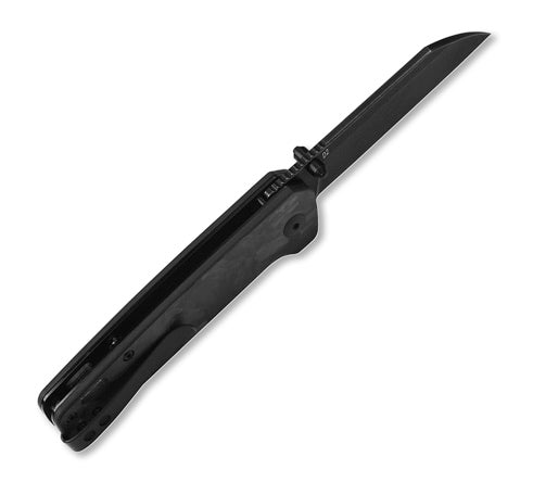 QSP Penguin Black Shredded Carbon fiber Overlay G10 & Black D2 QS130-U