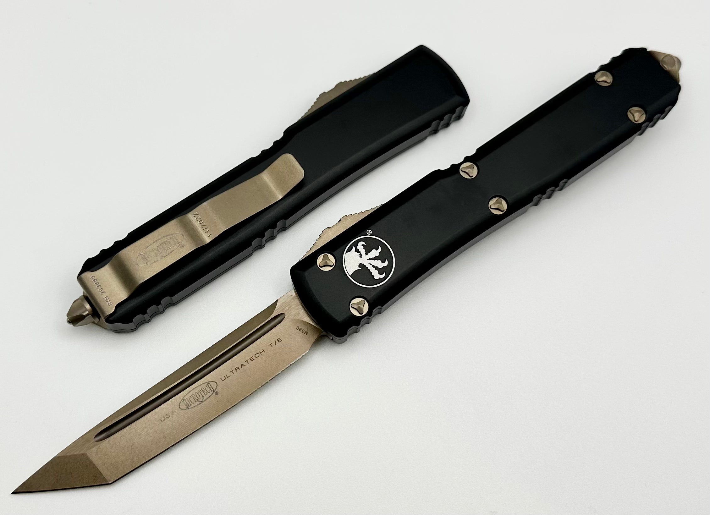 Microtech Ultratech Tanto Bronze Standard & Black 123-13