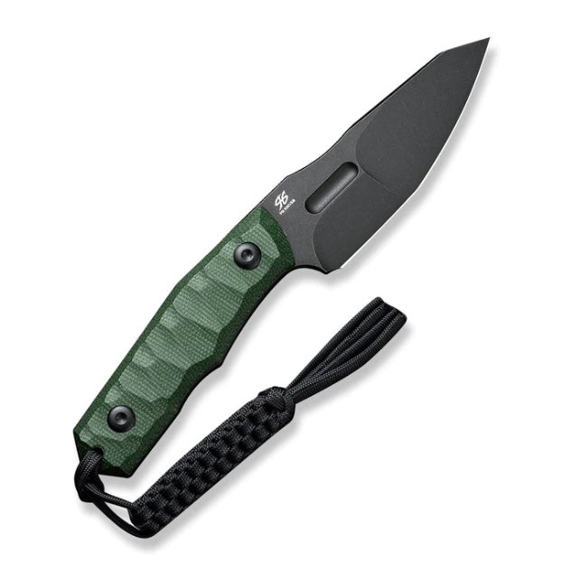 Civivi Propugnator Green Canvas Micarta & D2 Fixed Blade C23002-2