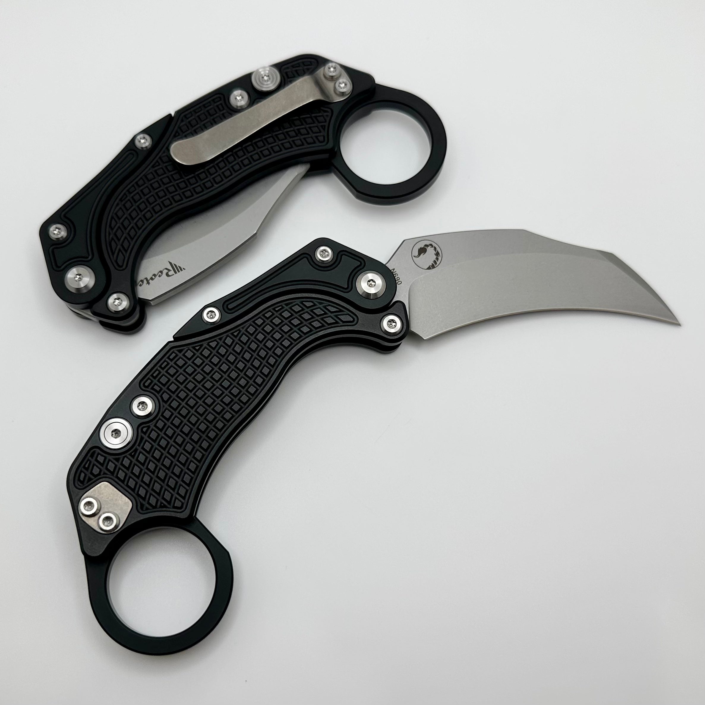 Reate EXO-K Aluminum Black w/ Stonewash N690