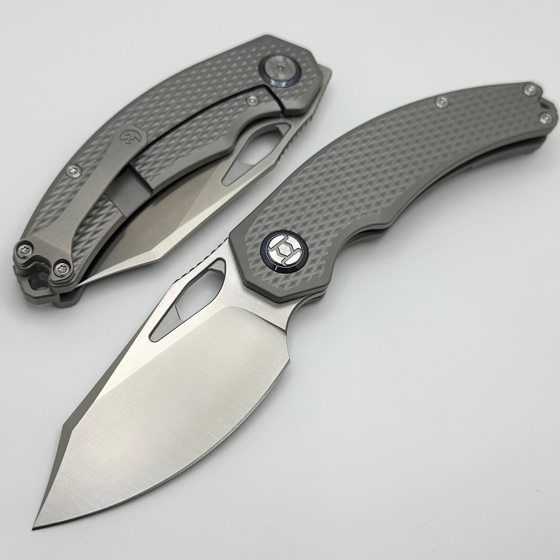 Kunwu Padre Diamond Titanium Handles w/ Satin Vanax