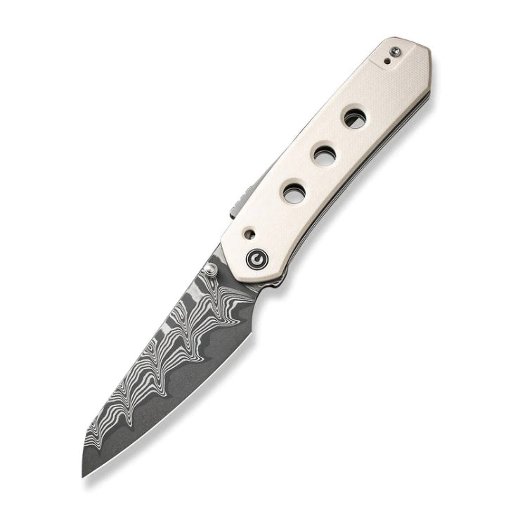 Civivi Vision FG Ivory G-10 & Damascus C22036-DS1