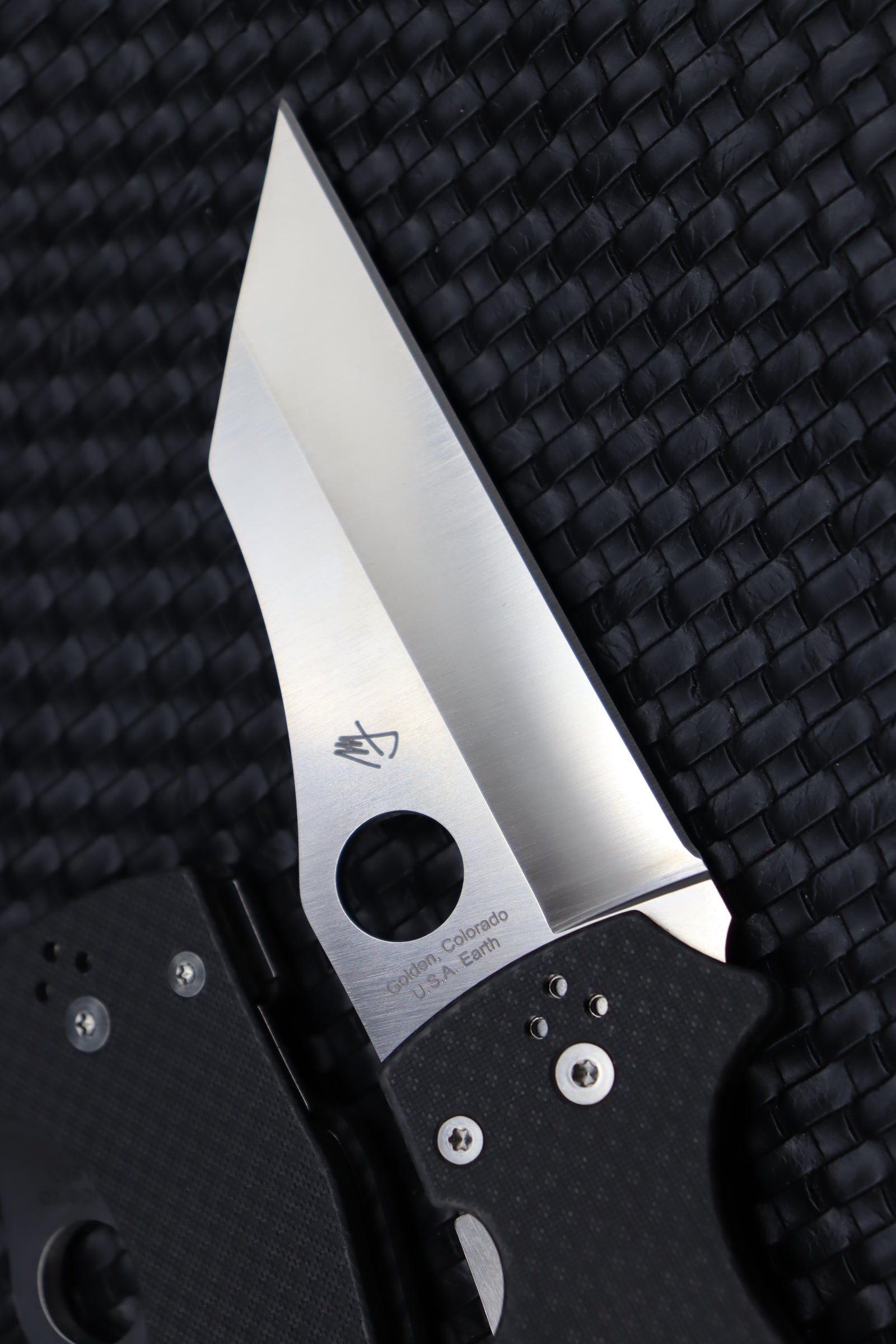 Spyderco Carbon Fiber Yojumbo S90V Sprint Run C253CFP