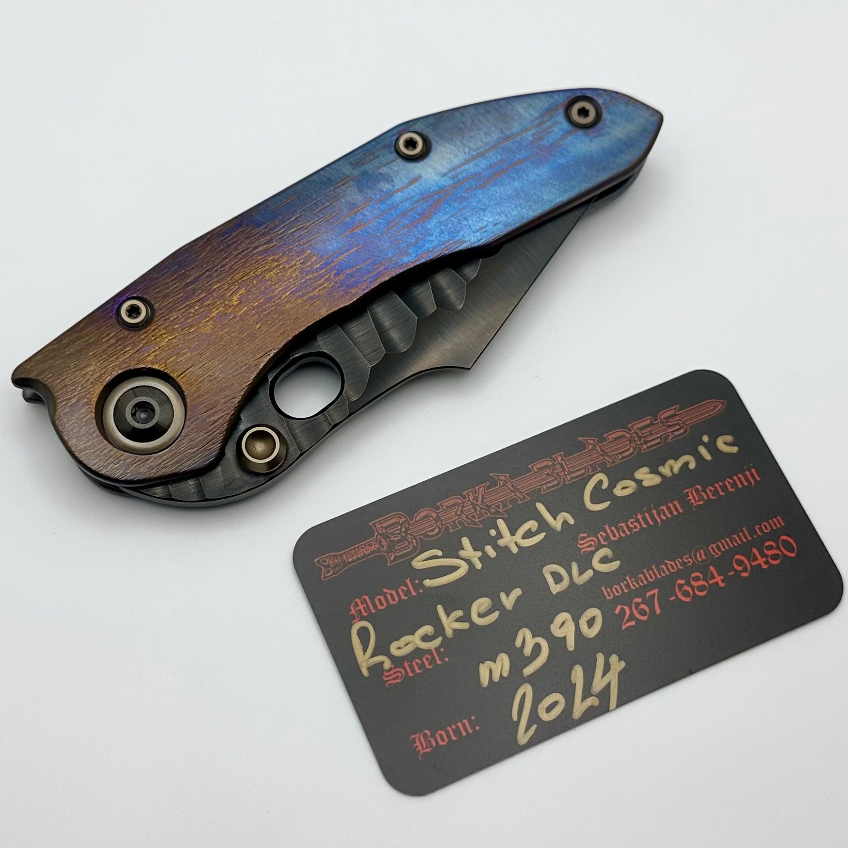 Borka Blades Custom DLC Rocker Cosmic Stitch