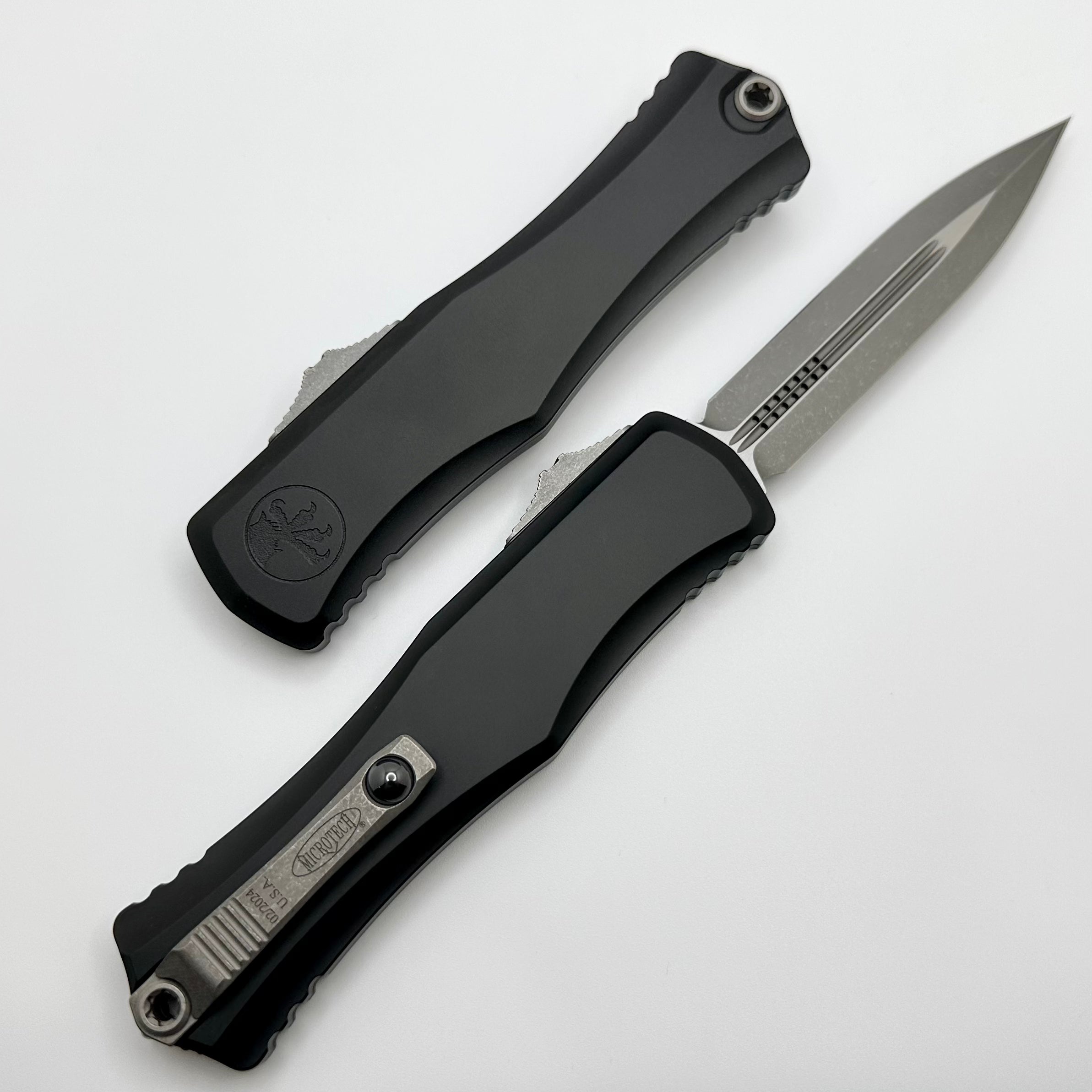 Microtech Knives Hera II Apocalyptic Double Edge w/ Black Handle 1702-10AP