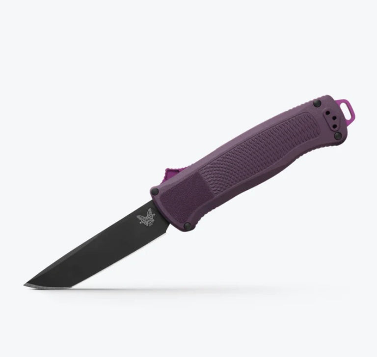 Benchmade Shootout Dark Purple Grivory & PVD Tanto CruWear 5370GY-06