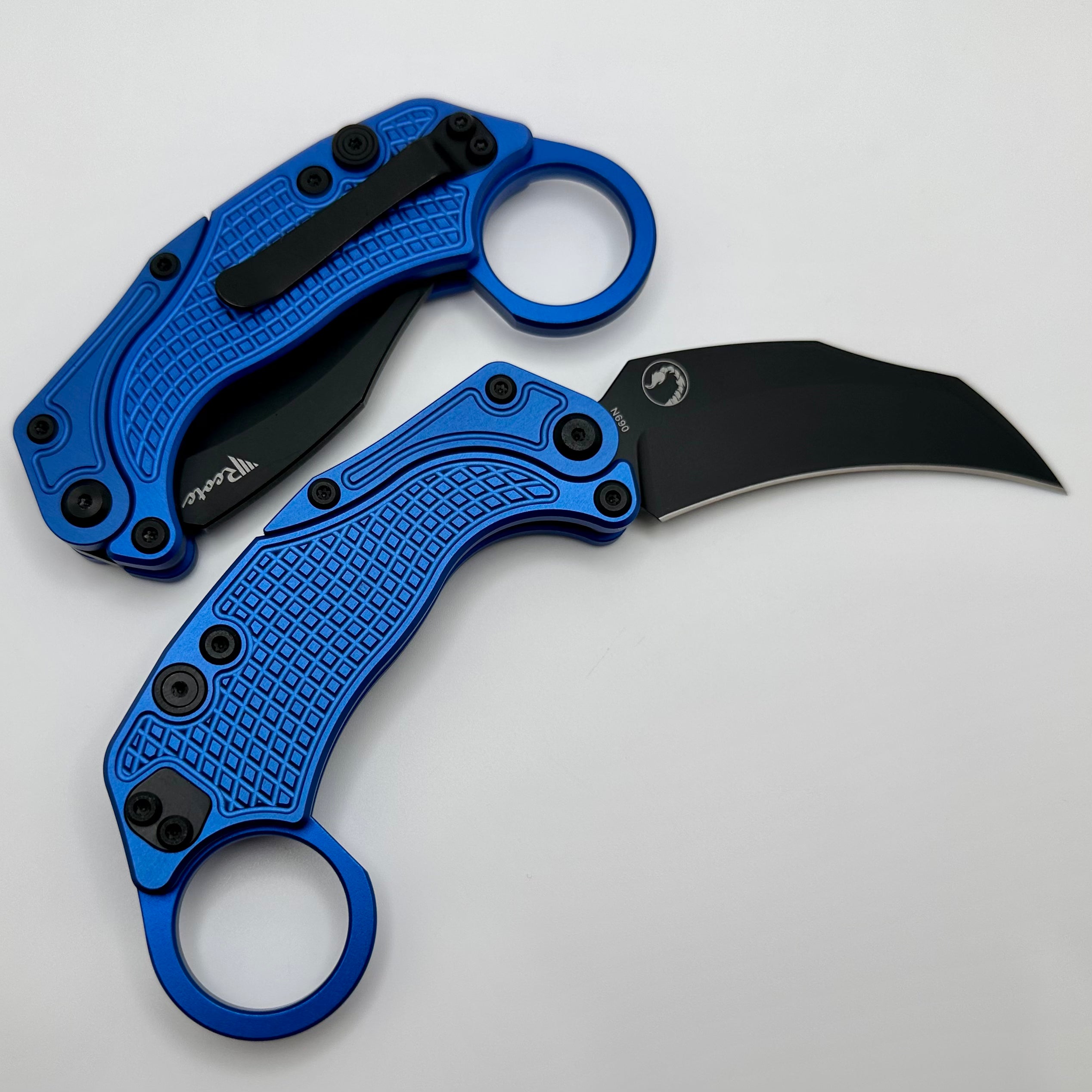 Reate EXO-K Oxidized Blue w/ PVD N690