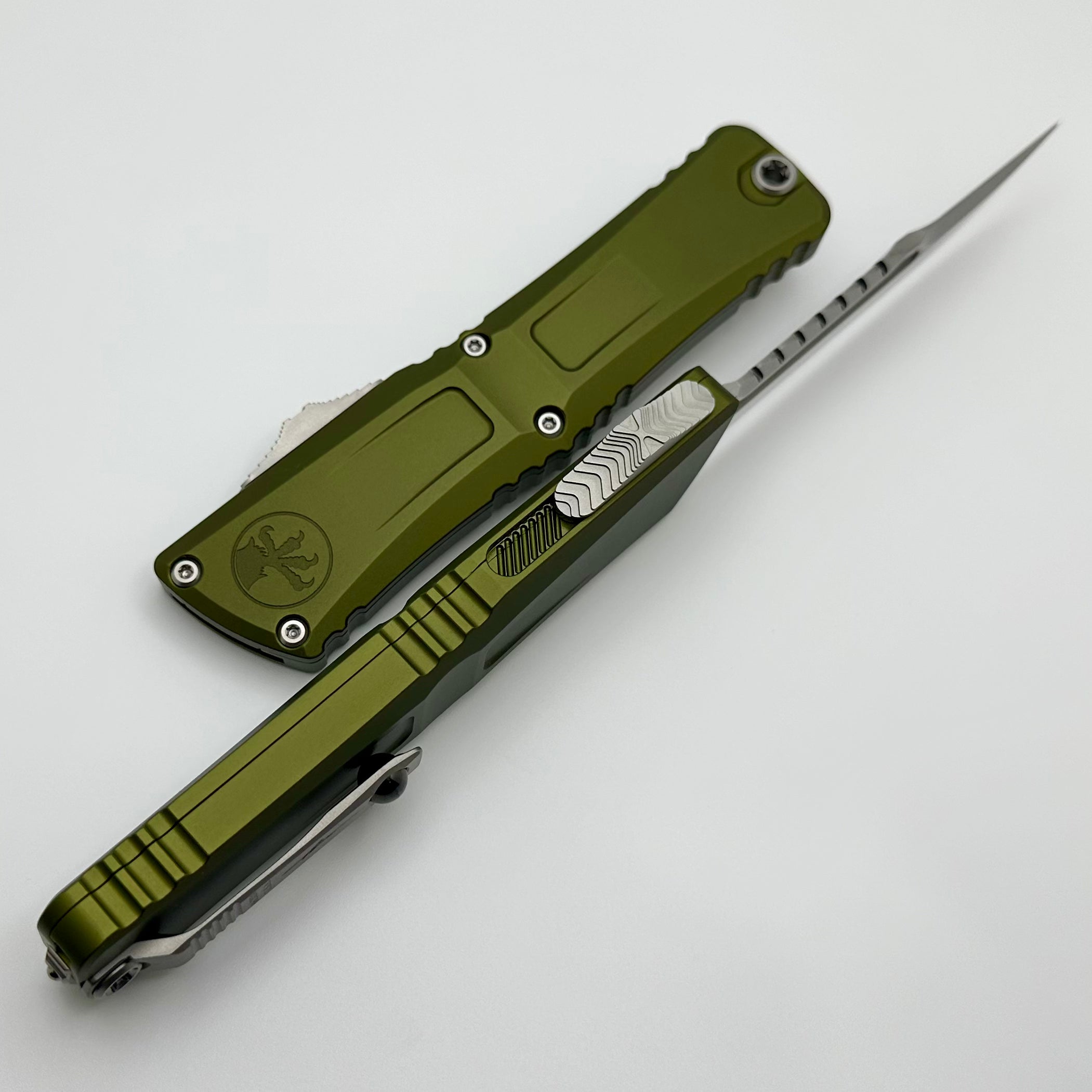 Microtech Knives Combat Troodon Gen III Interceptor w/ OD Green Handle Signature Series 1217-10ODS One Per Household