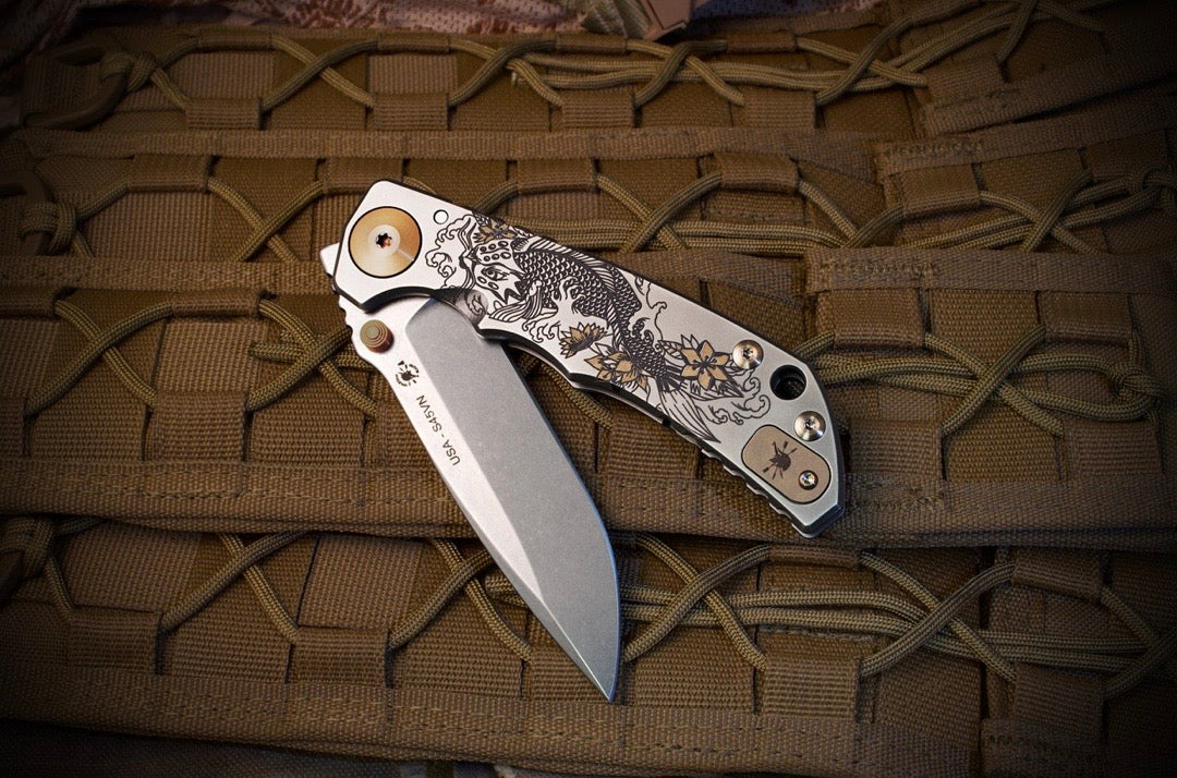 Spartan Blades Harsey Folder 2022 Special Edition Koi Fish