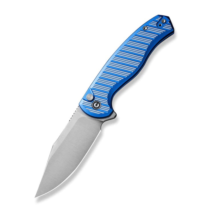 Civivi Stormhowl Flipper Satin/Blue Aluminum Handles w/ Nitro-V C23040B-2