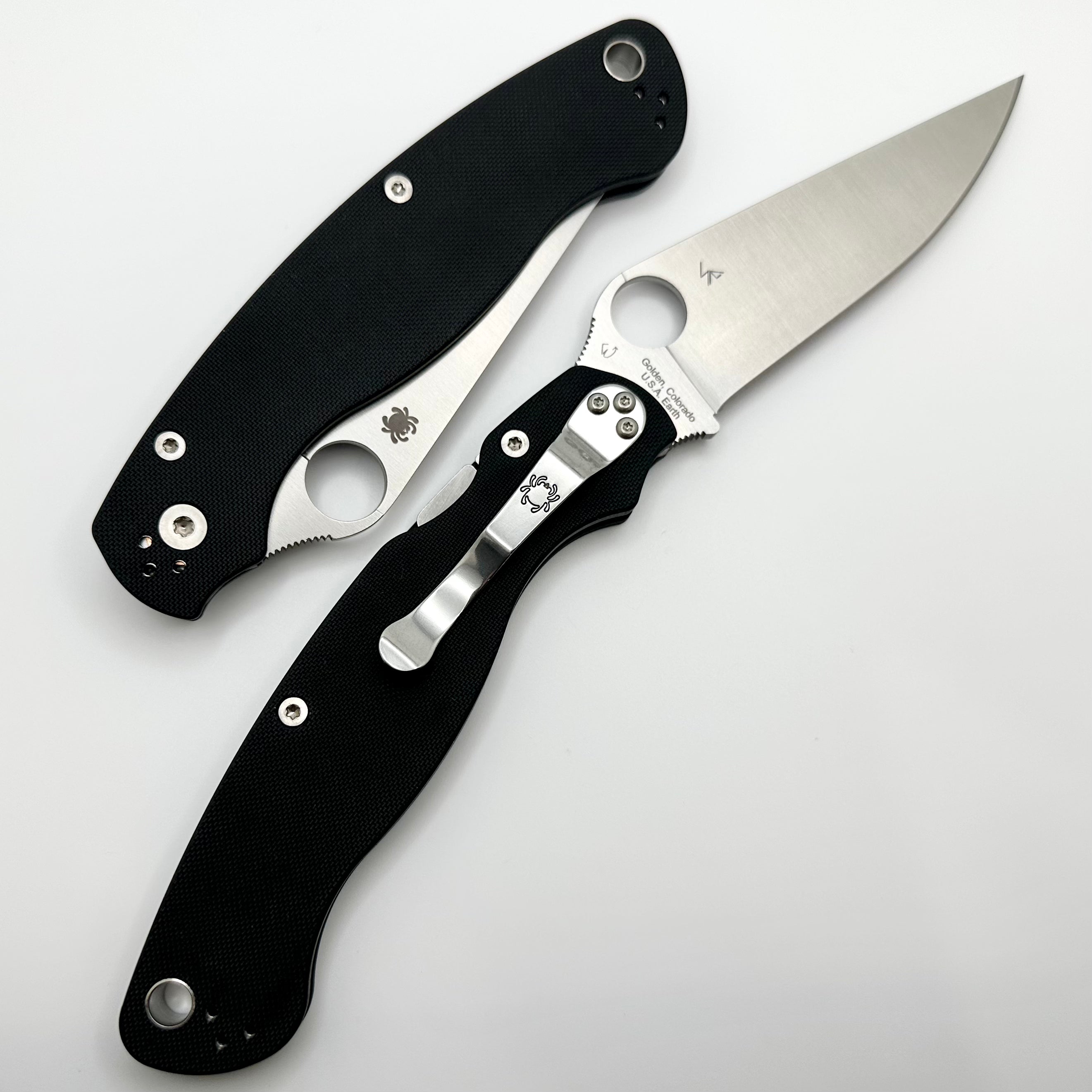 Spyderco Knives Military 2 Black G-10 & CPM-S30V C36GP2