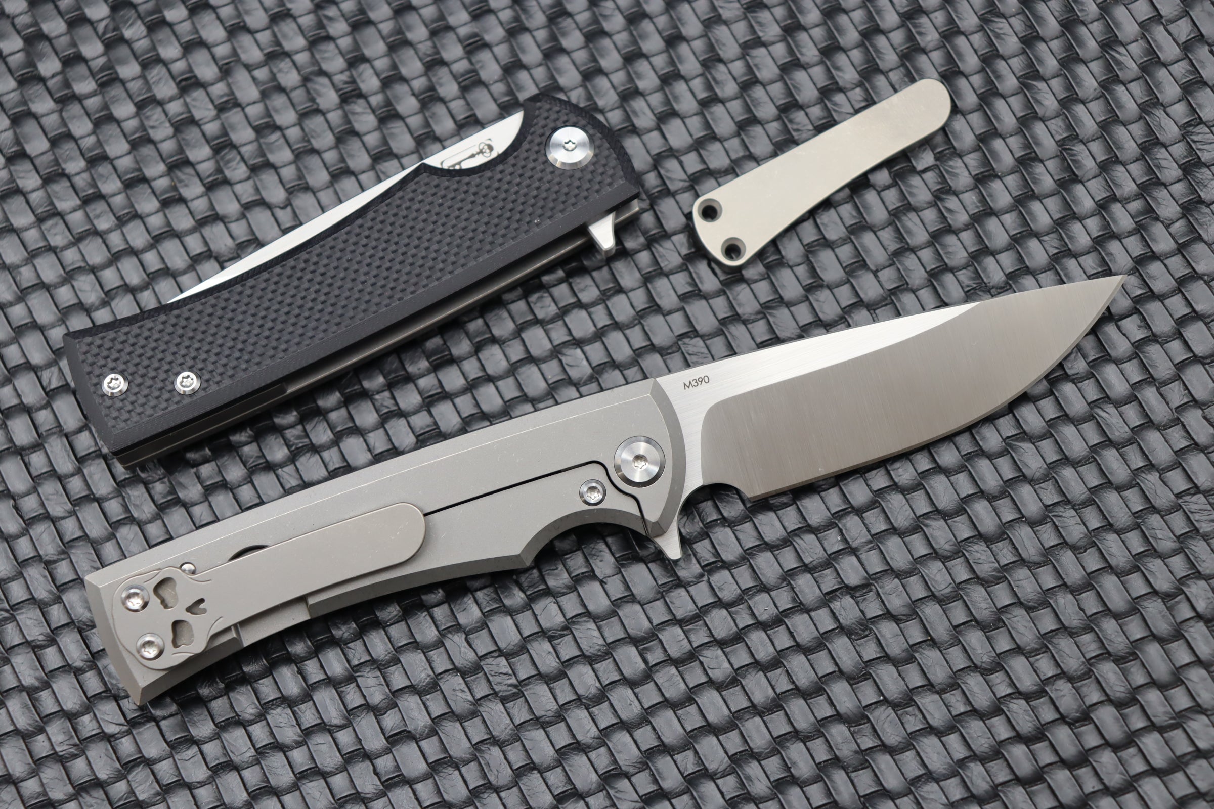 Chaves Knives Street Liberation M390 Flipper & Black G-10