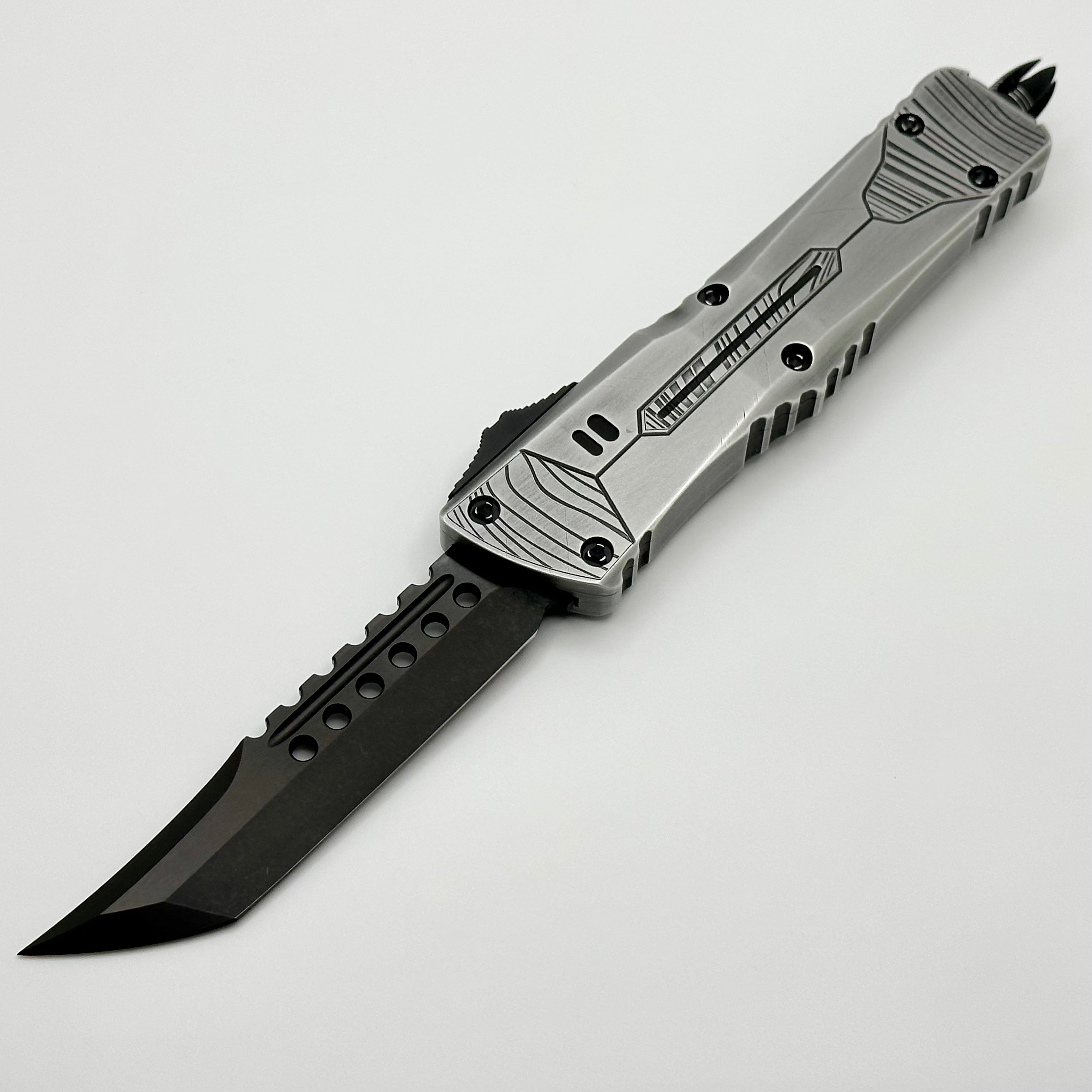 Microtech Combat Troodon DLC Hellhound Beskar DNA Catcher Signature Series 219-1DLCMDDNA PRE OWNED