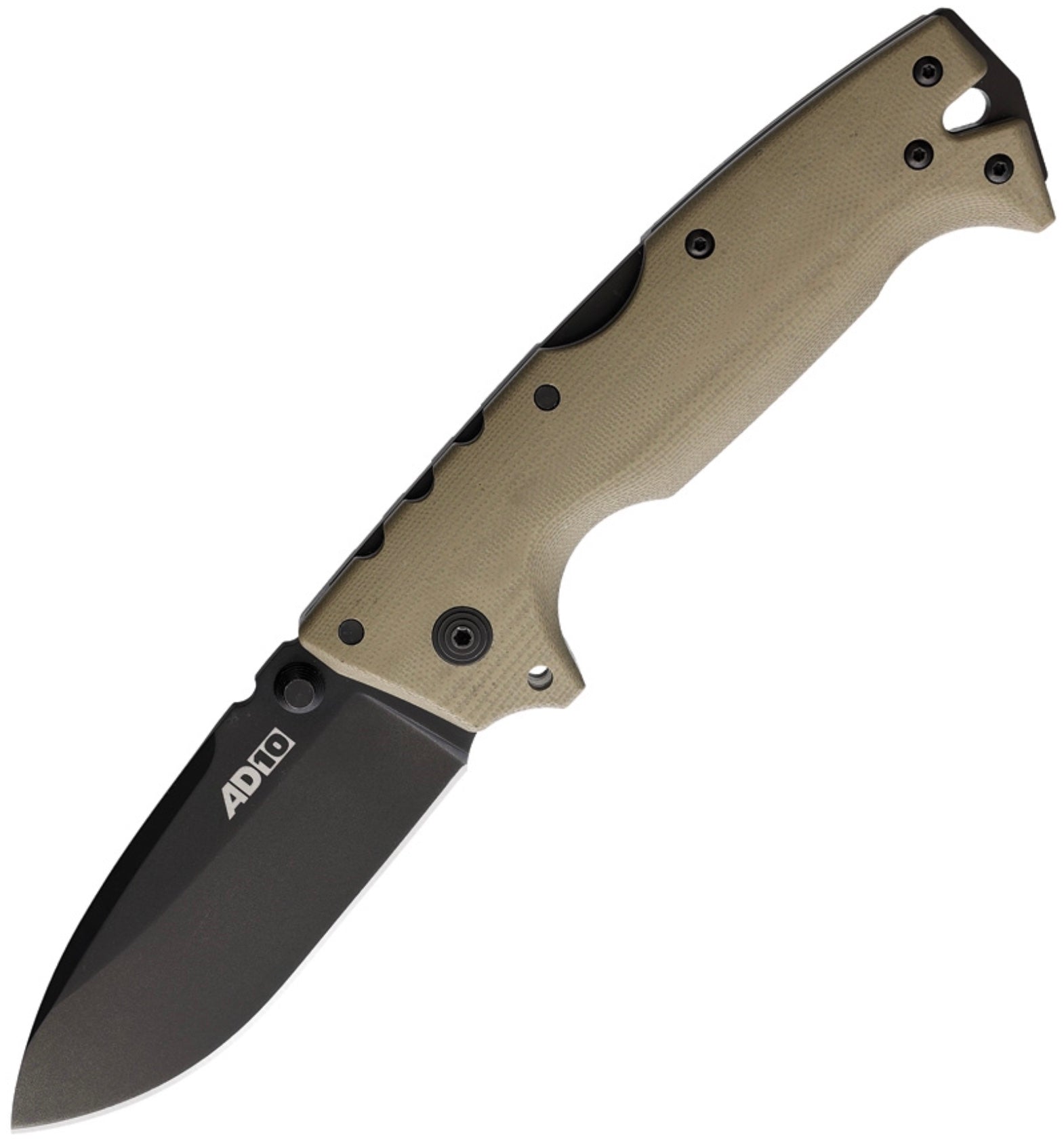 Cold Steel Knives AD-10 FDE G-10 & Black S35VN