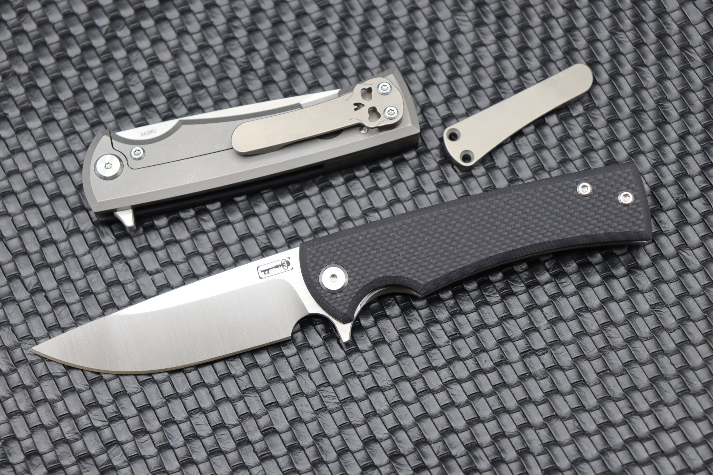 Chaves Knives Street Liberation M390 Flipper & Black G-10