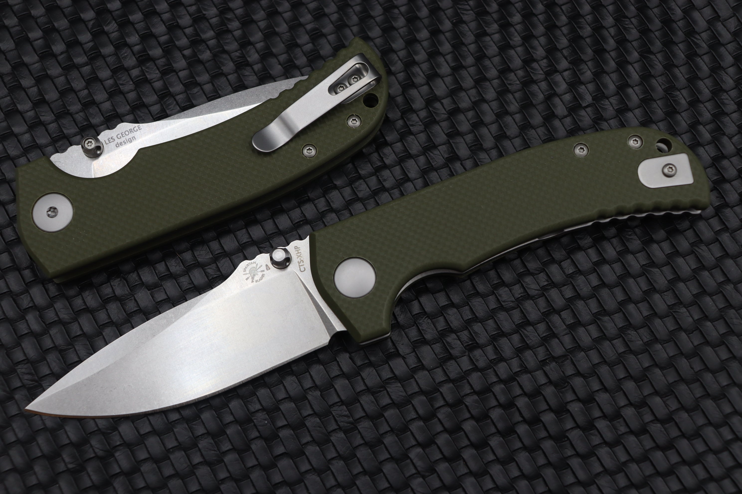 Spartan Blades Astor Green G-10