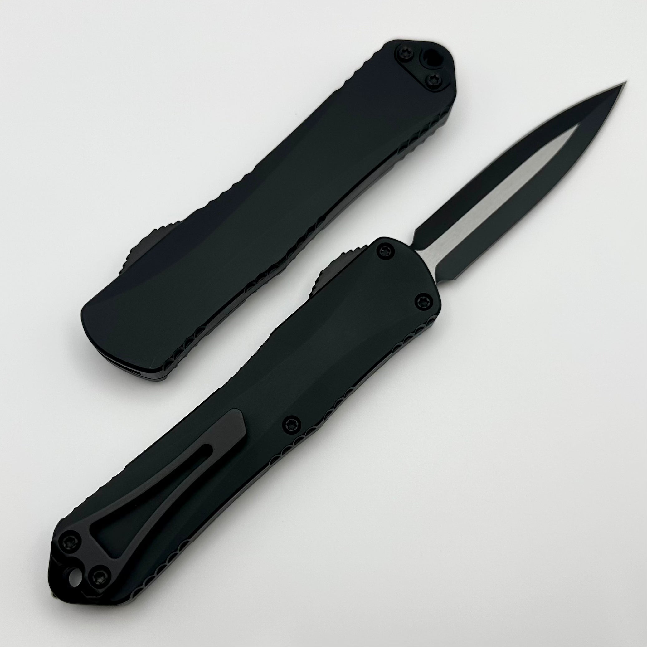 Heretic Knives Manticore E Two Tone Black Tactical Double Edge MagnaCut H028-10A-T