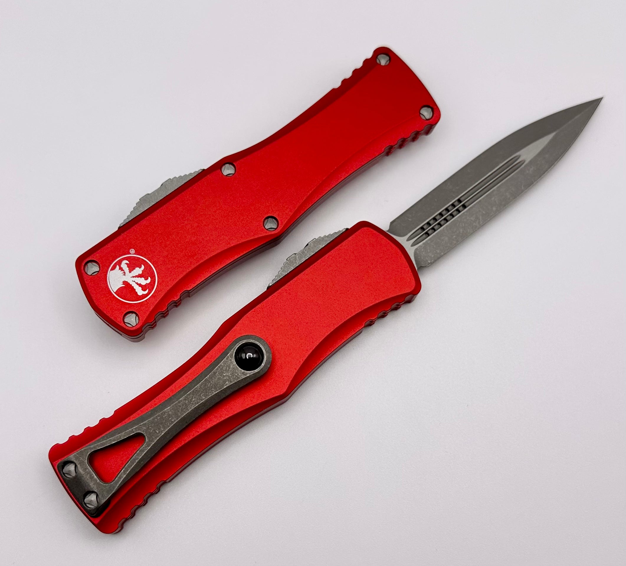 Microtech Hera Double Edge Apocalyptic Standard & Red 702-10APRD