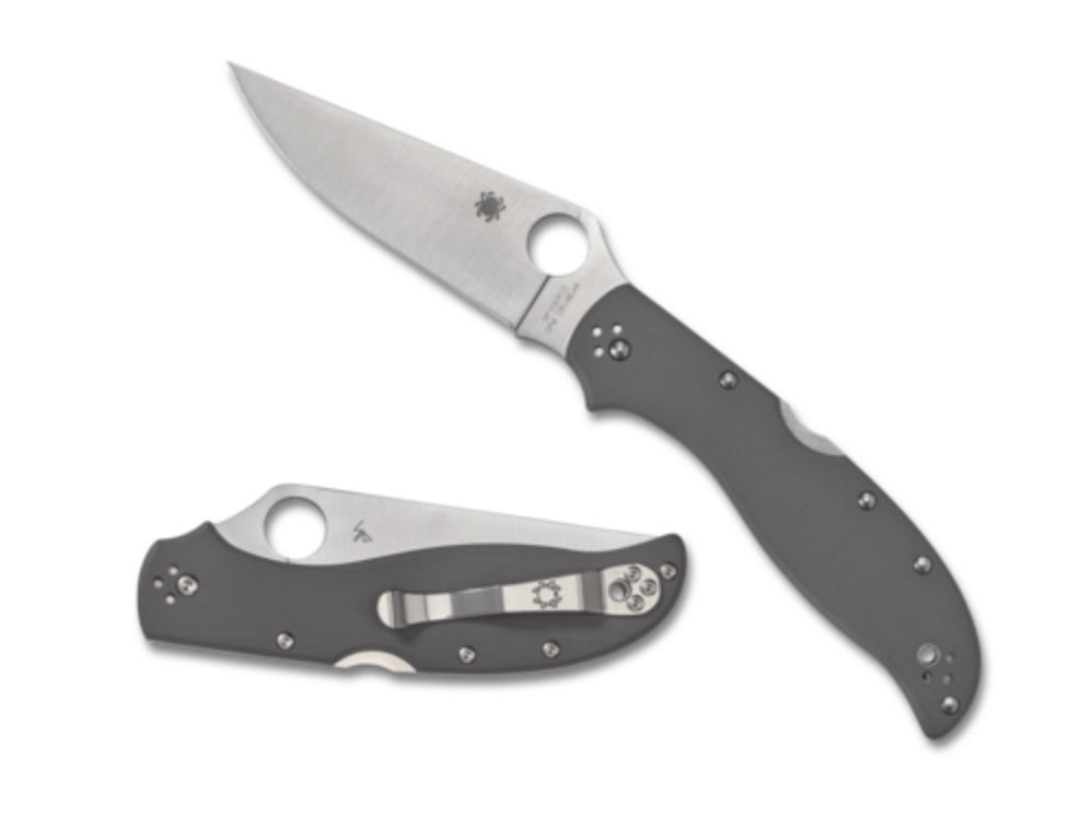 Spyderco Stretch 2 XL Gray G-10 & Cru-Wear C258GPGYCW