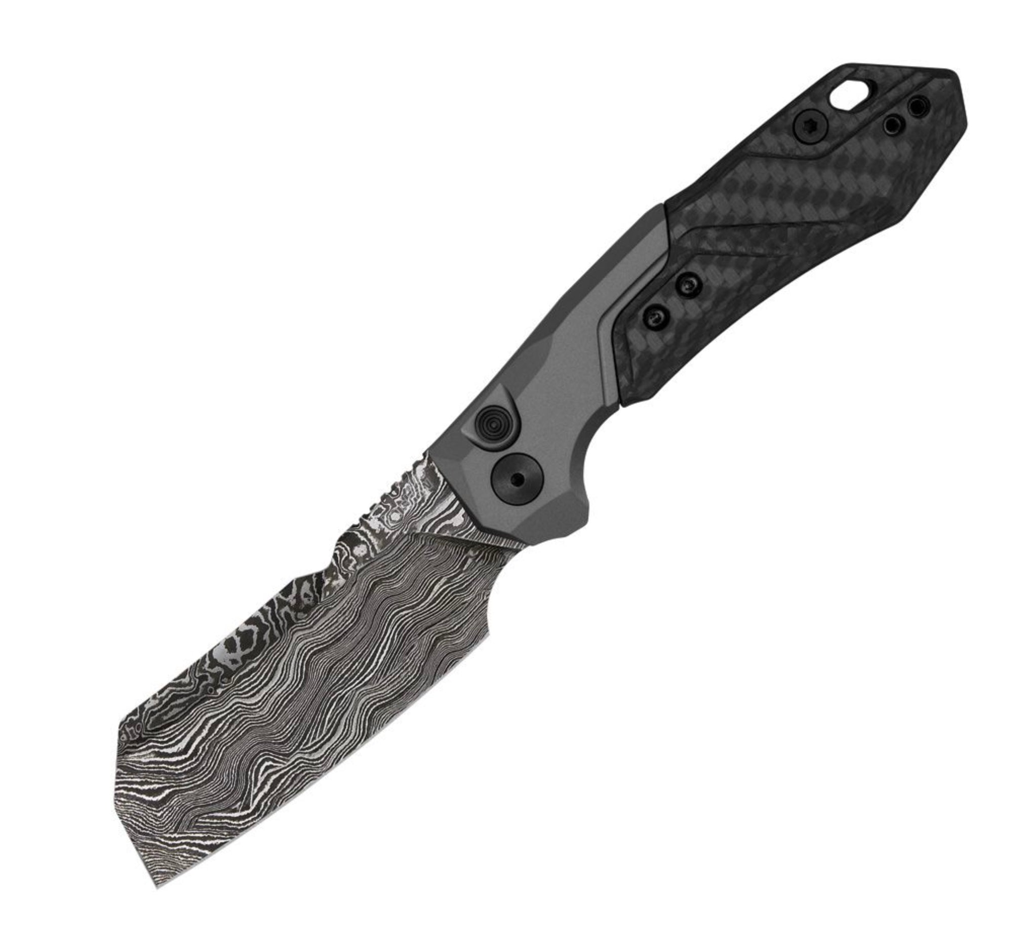 Kershaw Launch 14 Damascus & Black Carbon Fiber 7850BLKDAM