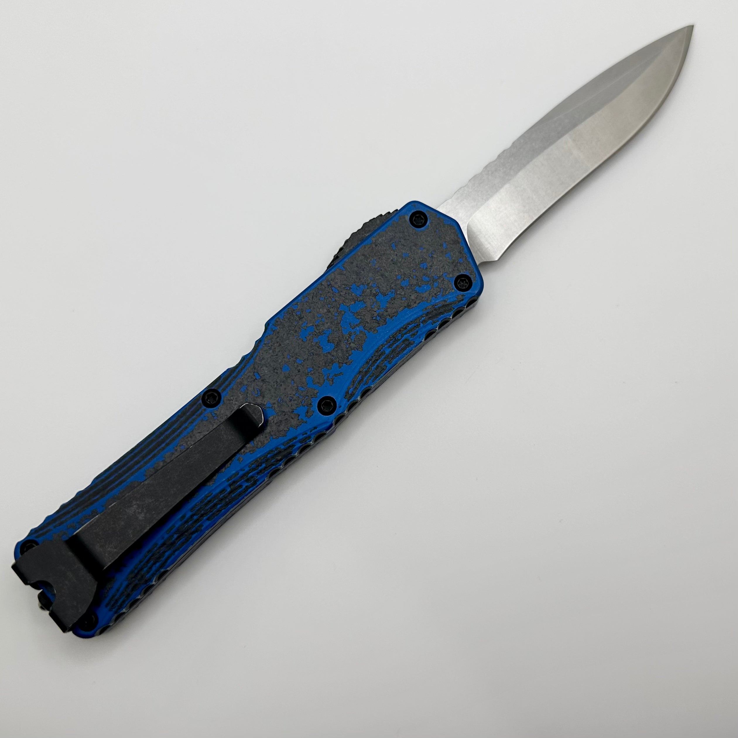 Heretic Knives Colossus Blade Show West 2023 Breakthrough Blue & Stonewash Recurve Magnacut PRE OWNED