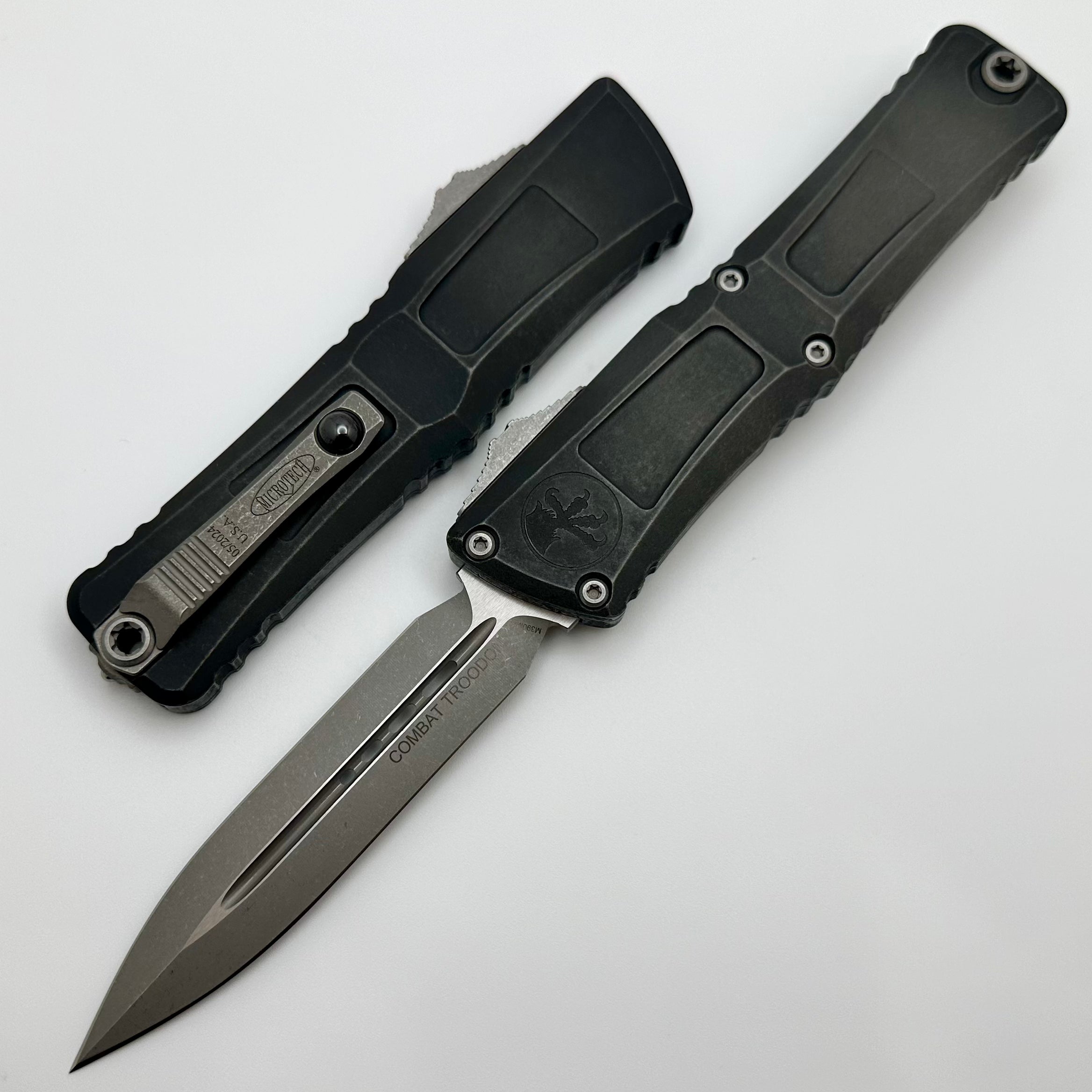 Microtech Knives Combat Troodon Gen III Apocalyptic Black w/ Apocalyptic D/E 1142-10APBKAP