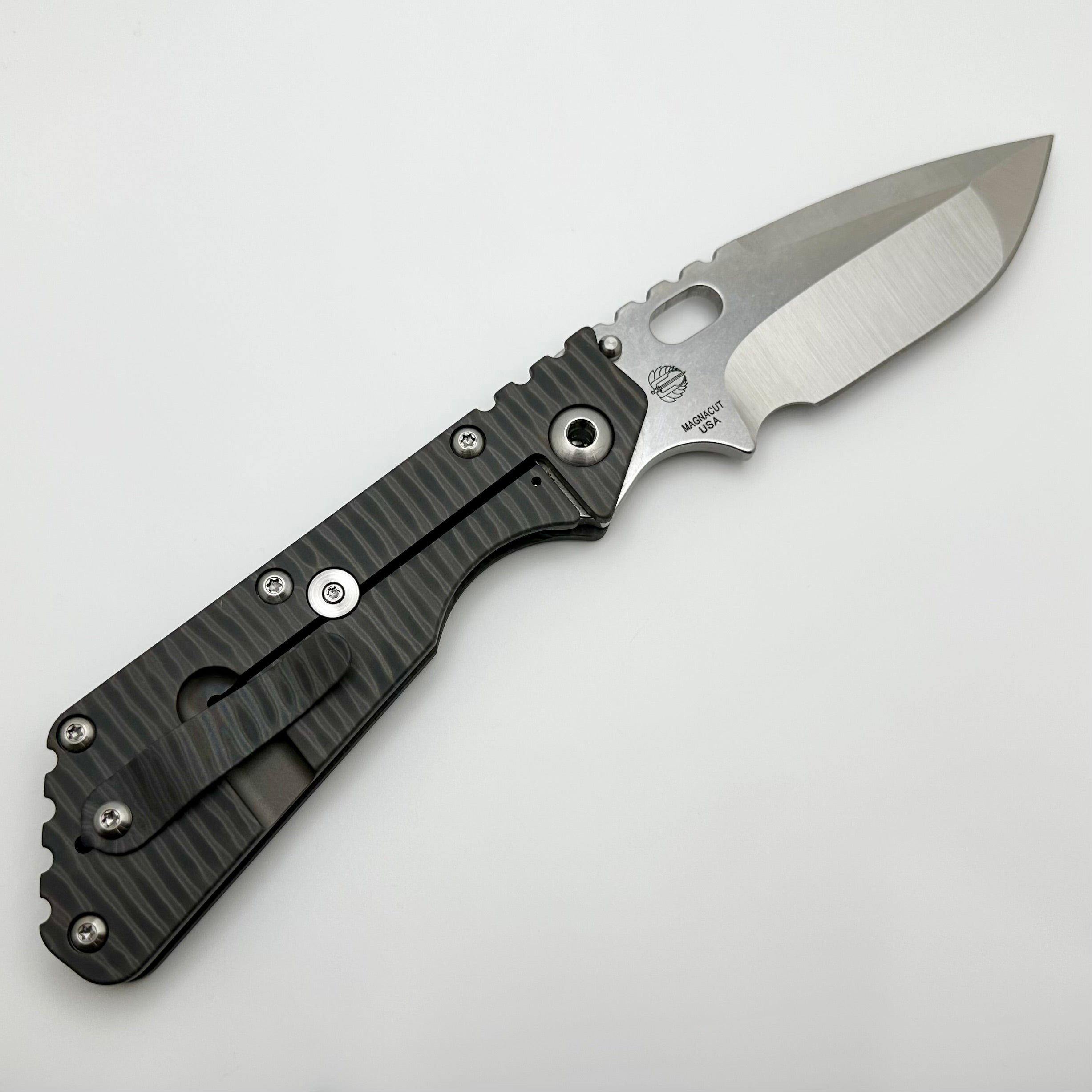 Mick Strider SMF XL Flamed Titanium & Compound Ground MagnaCut