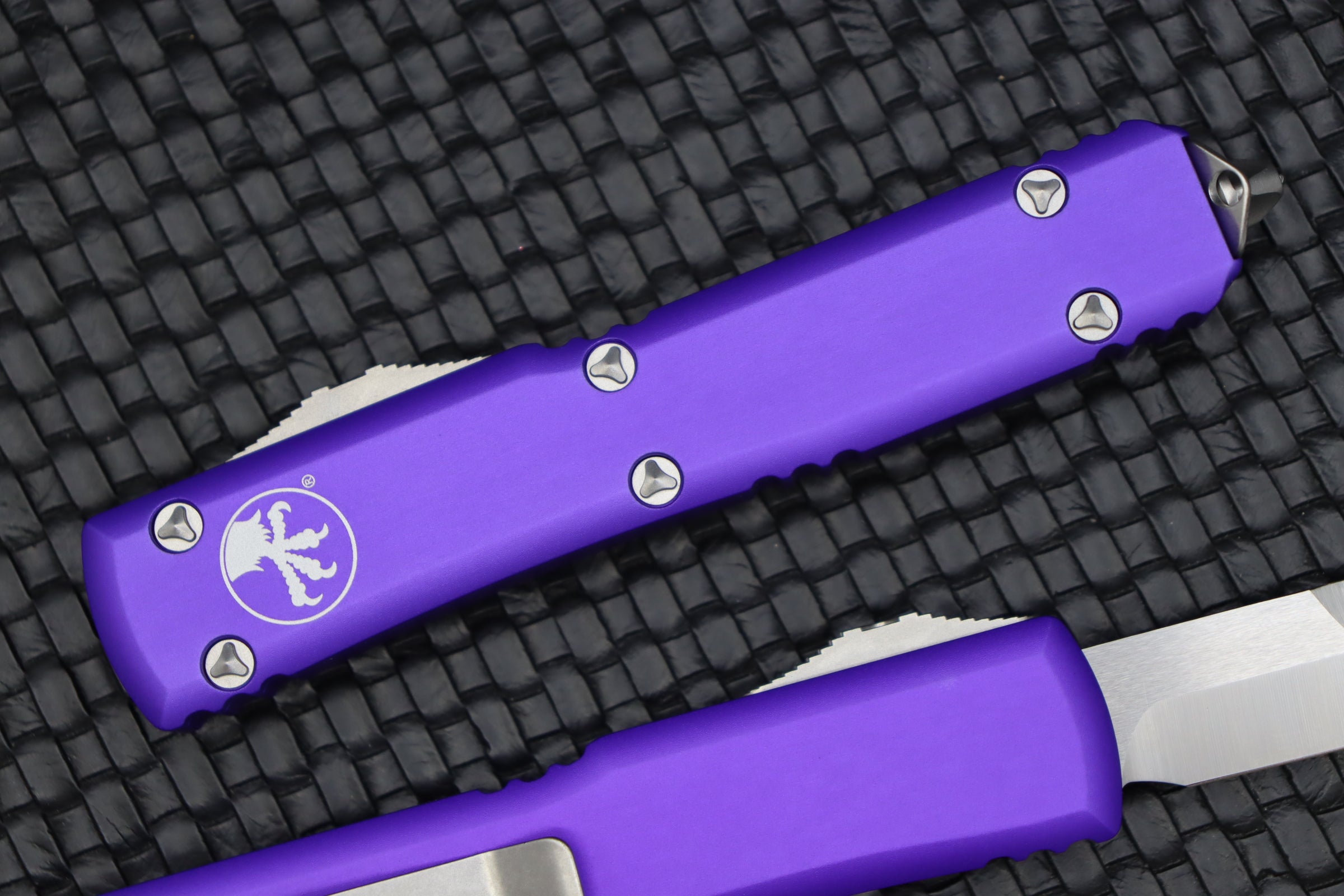 Microtech Ultratech Bayonet Satin Standard & Purple 120-4PU