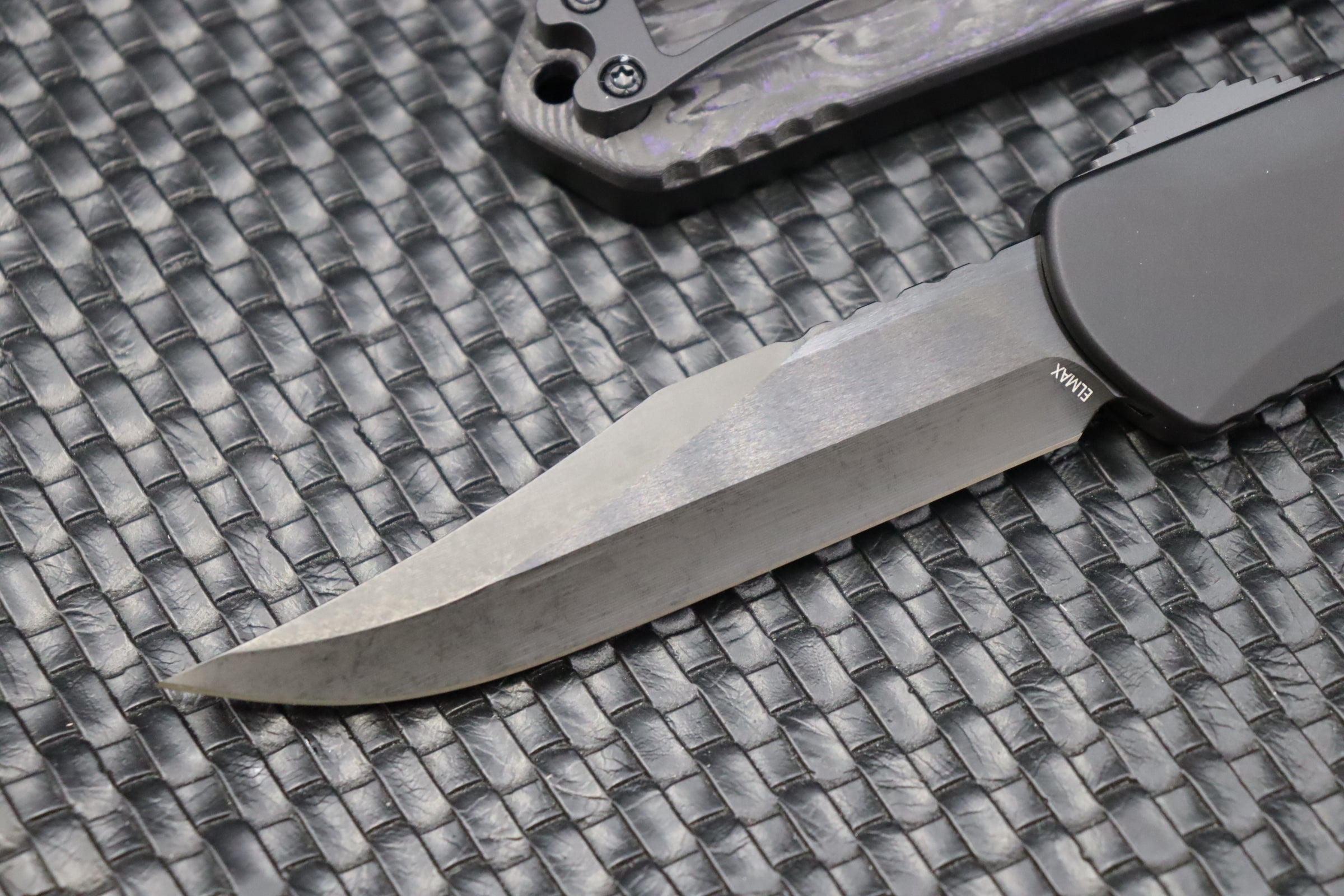 Heretic Knives Manticore X Bowie DLC & Purple Camo Carbon H030B-6A-PUCF