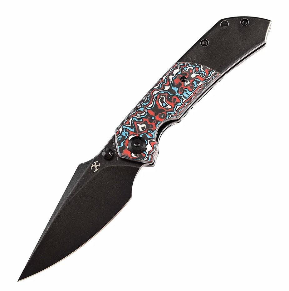 Kansept Knives Fenrir Multi Color Carbon Fiber/Titanium & S35VN K1034A10