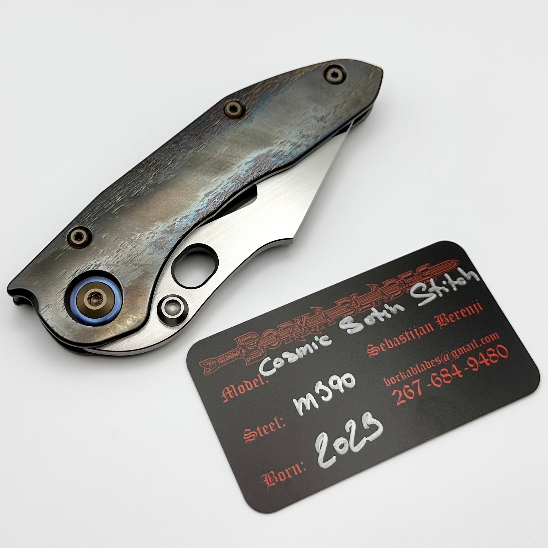 Borka Blades Custom Cosmic Stitch w/ Compound Grind Blade