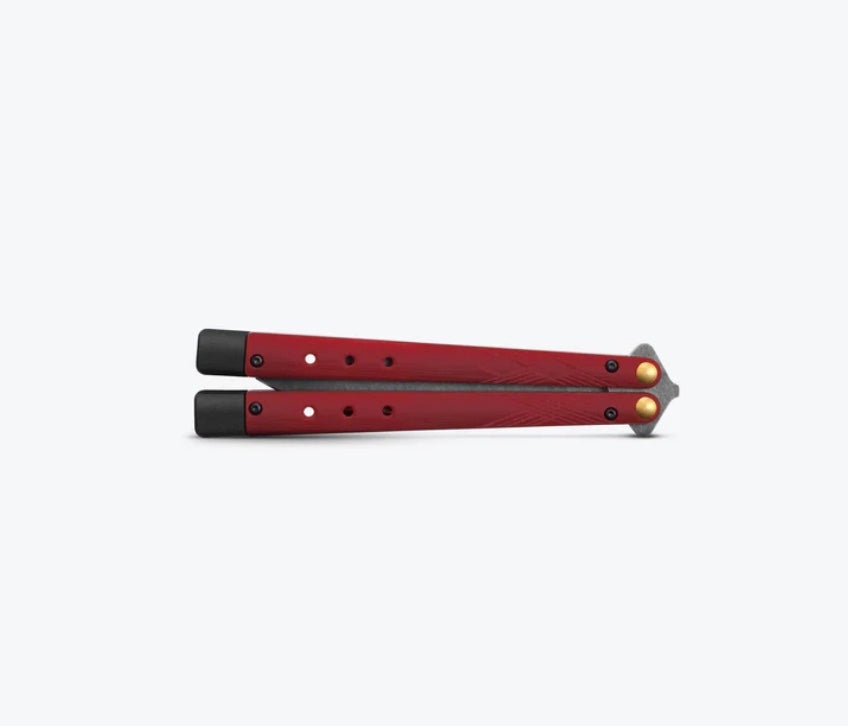 Benchmade Necron Ruby Red G-10 & DLC Battlewash S30V 99BK-1