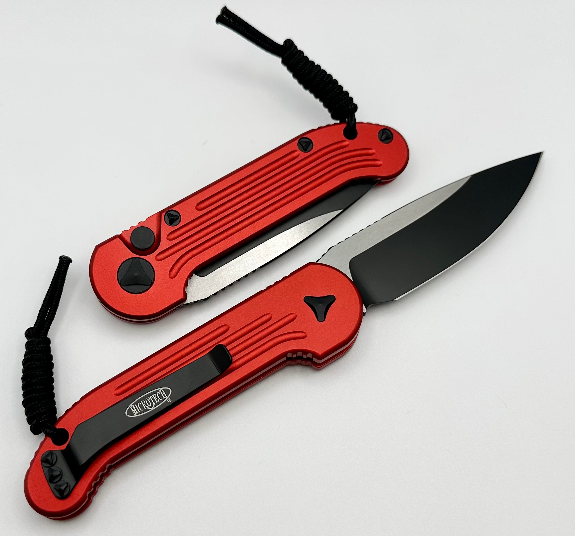 Microtech LUDT Black Standard & Red 135-1RD