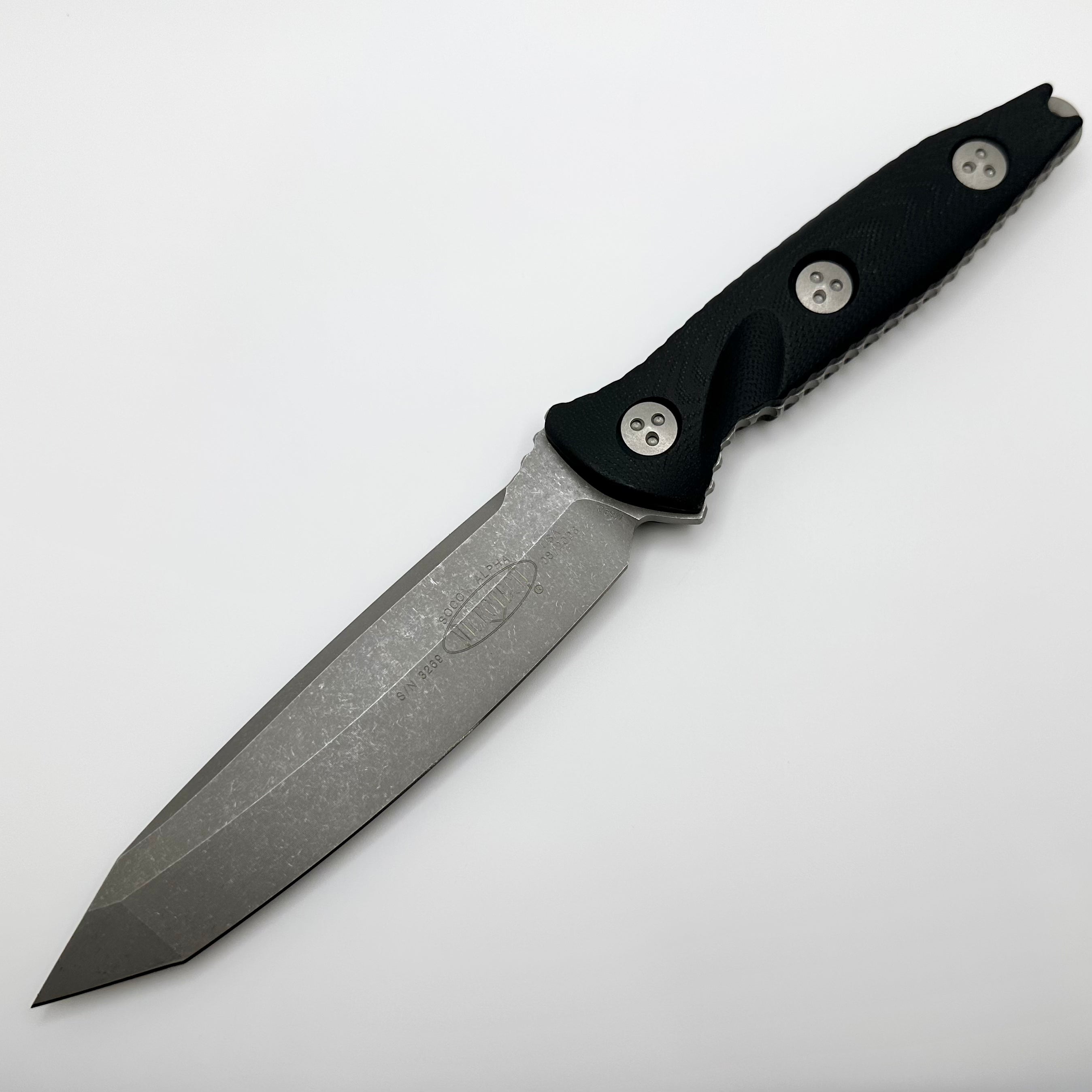 Microtech Socom Alpha Tanto Apocalyptic Standard 114-10AP