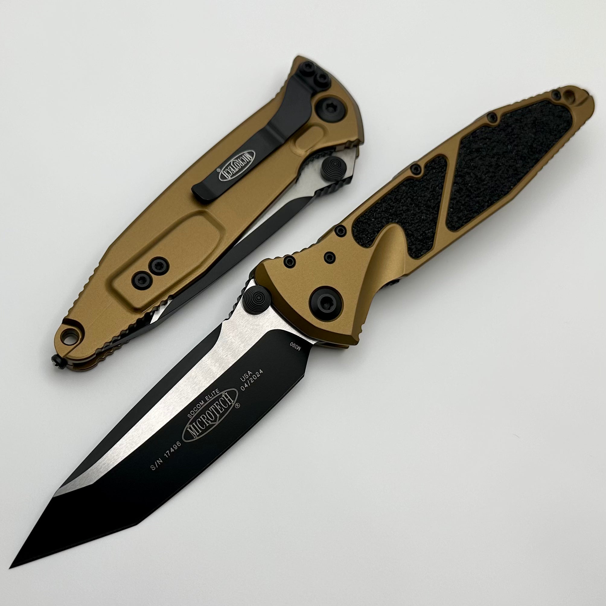 Microtech Socom Elite Tanto Edge Manual Tan Standard 161-1TA