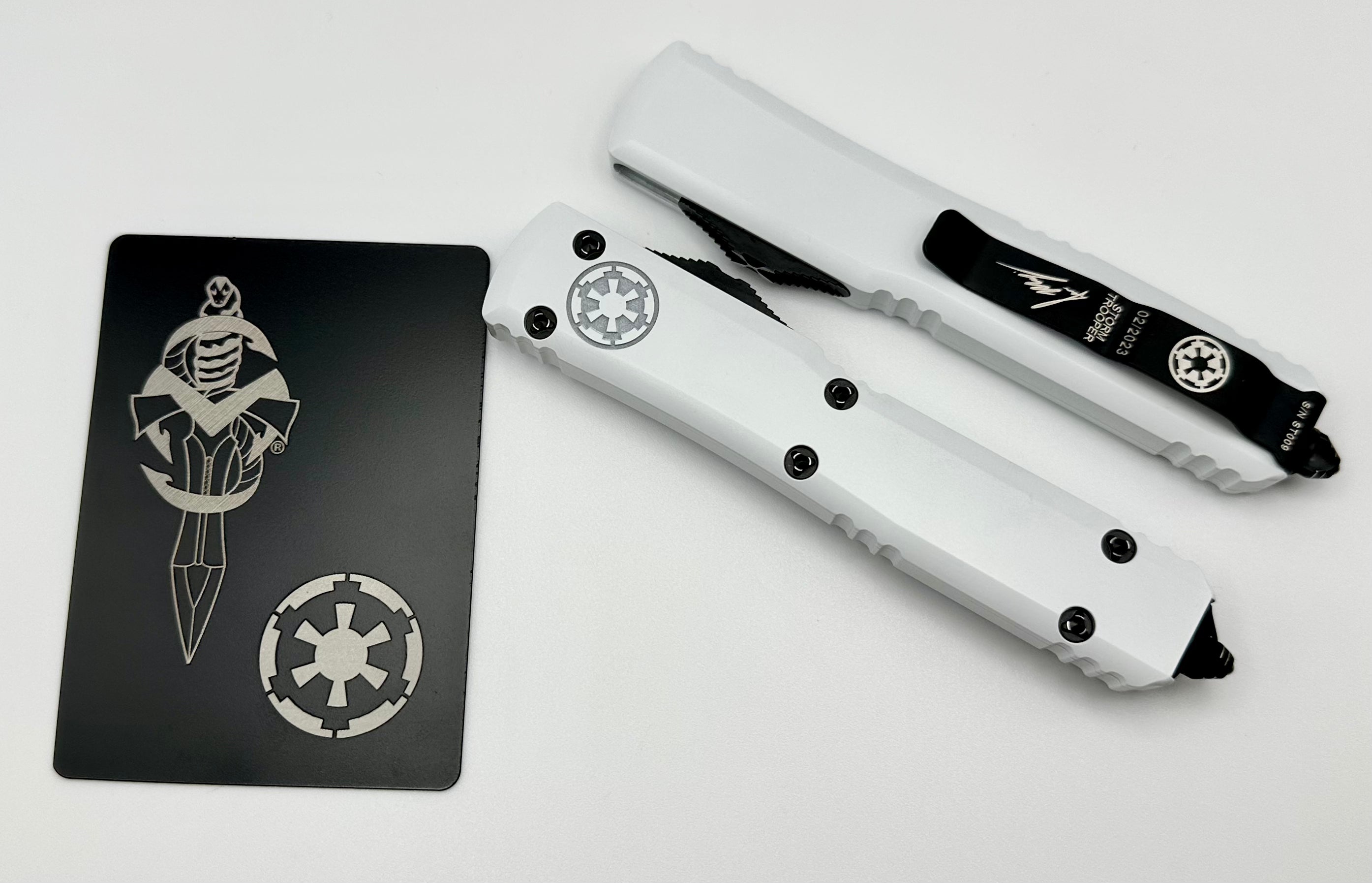 Microtech Ultratech Storm Trooper Hellhound & Warhound Set Signature Series 119-1SETSTDS